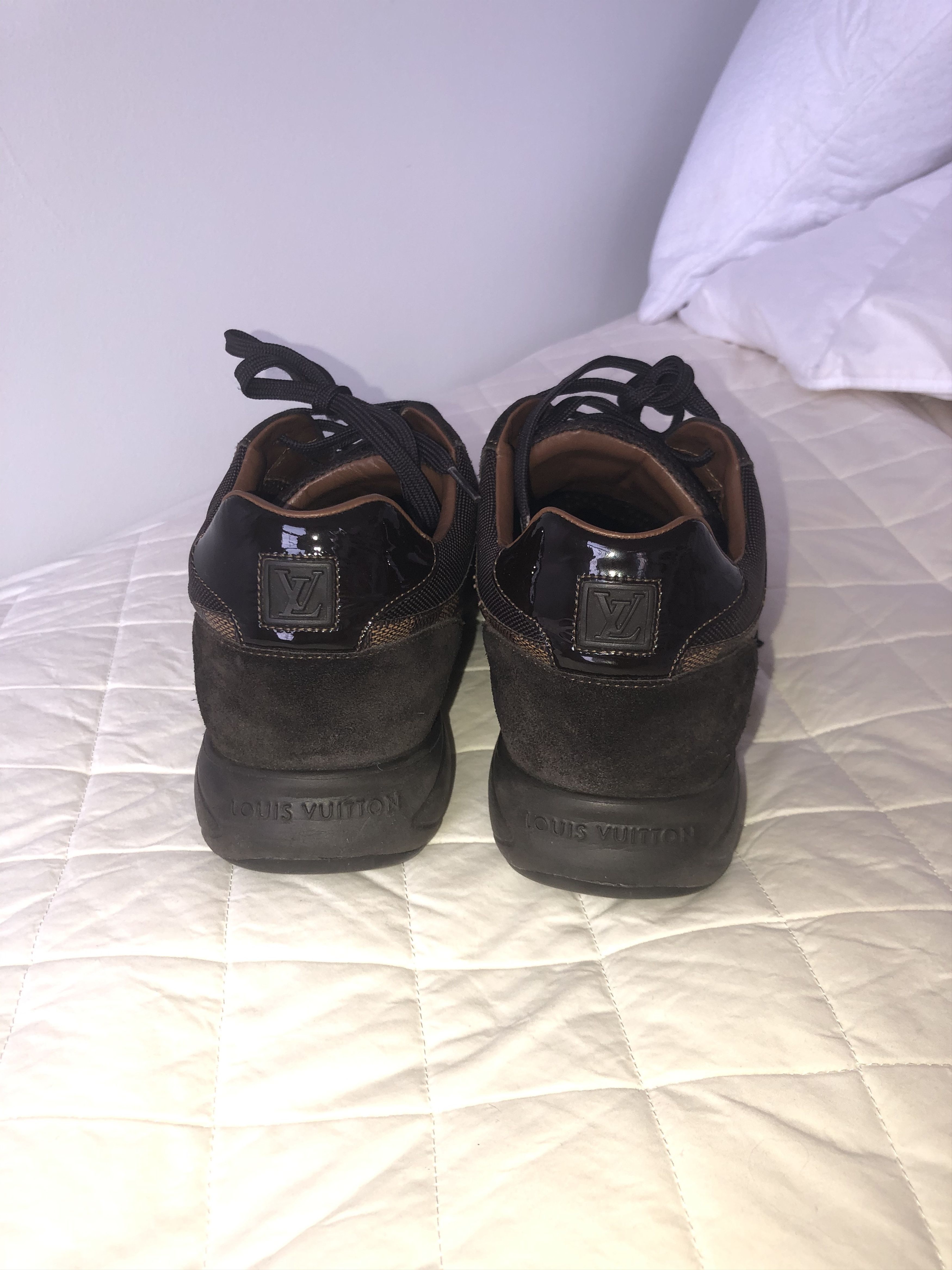 Louis Vuitton Brown Suede and Leather Low tops Size US 7 / EU 40 - 5 Thumbnail