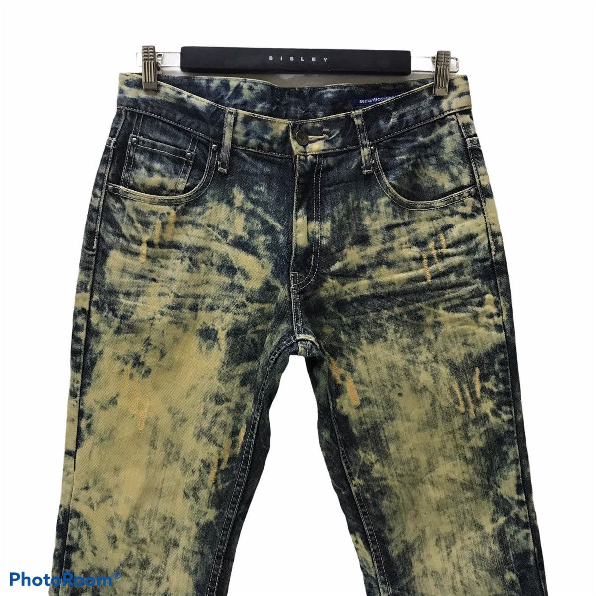 semanticdesign Semantic Design Acid Wash Denim Jeans Size US 30 / EU 46 - 4 Thumbnail