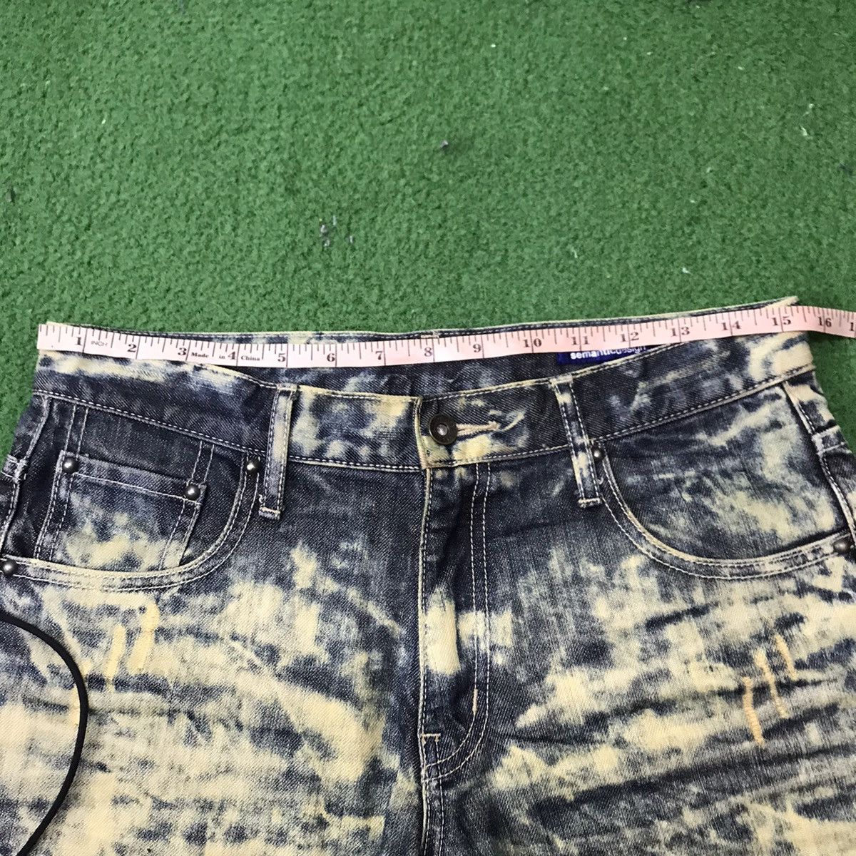 semanticdesign Semantic Design Acid Wash Denim Jeans Size US 30 / EU 46 - 18 Thumbnail
