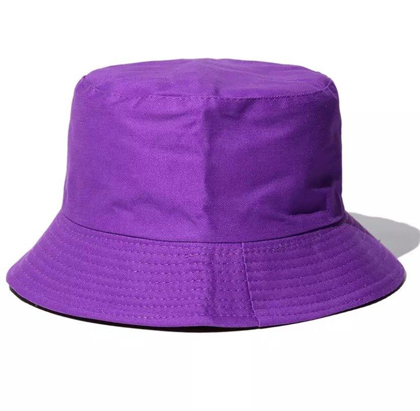 Vintage Bucket Hat Dark Purple Size ONE SIZE - 1 Preview
