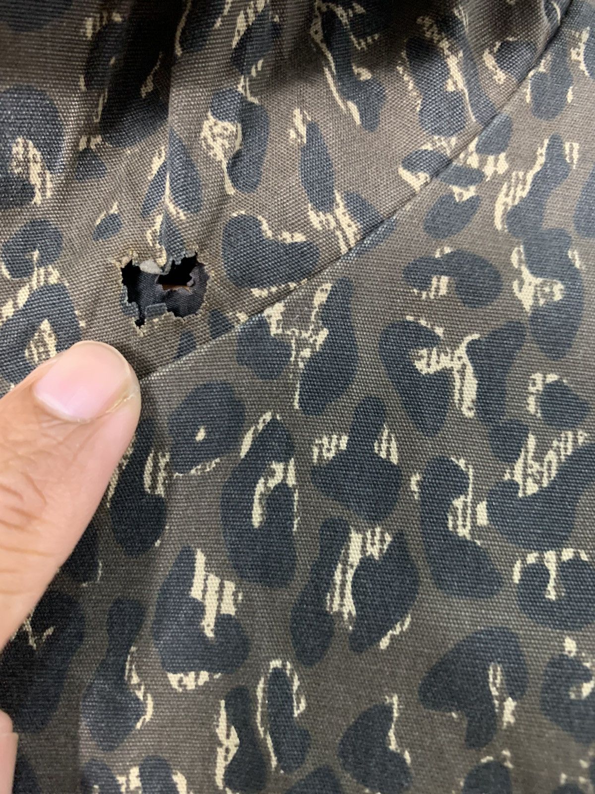 Camo Style Leopard Element Hoodie Jacket