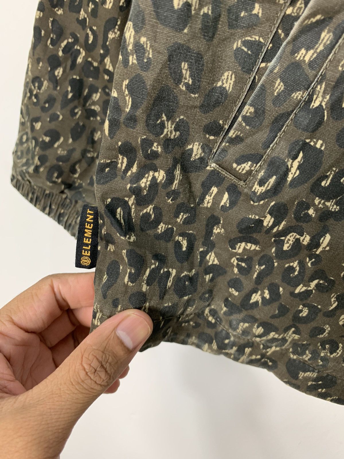 Camo Style Leopard Element Hoodie Jacket
