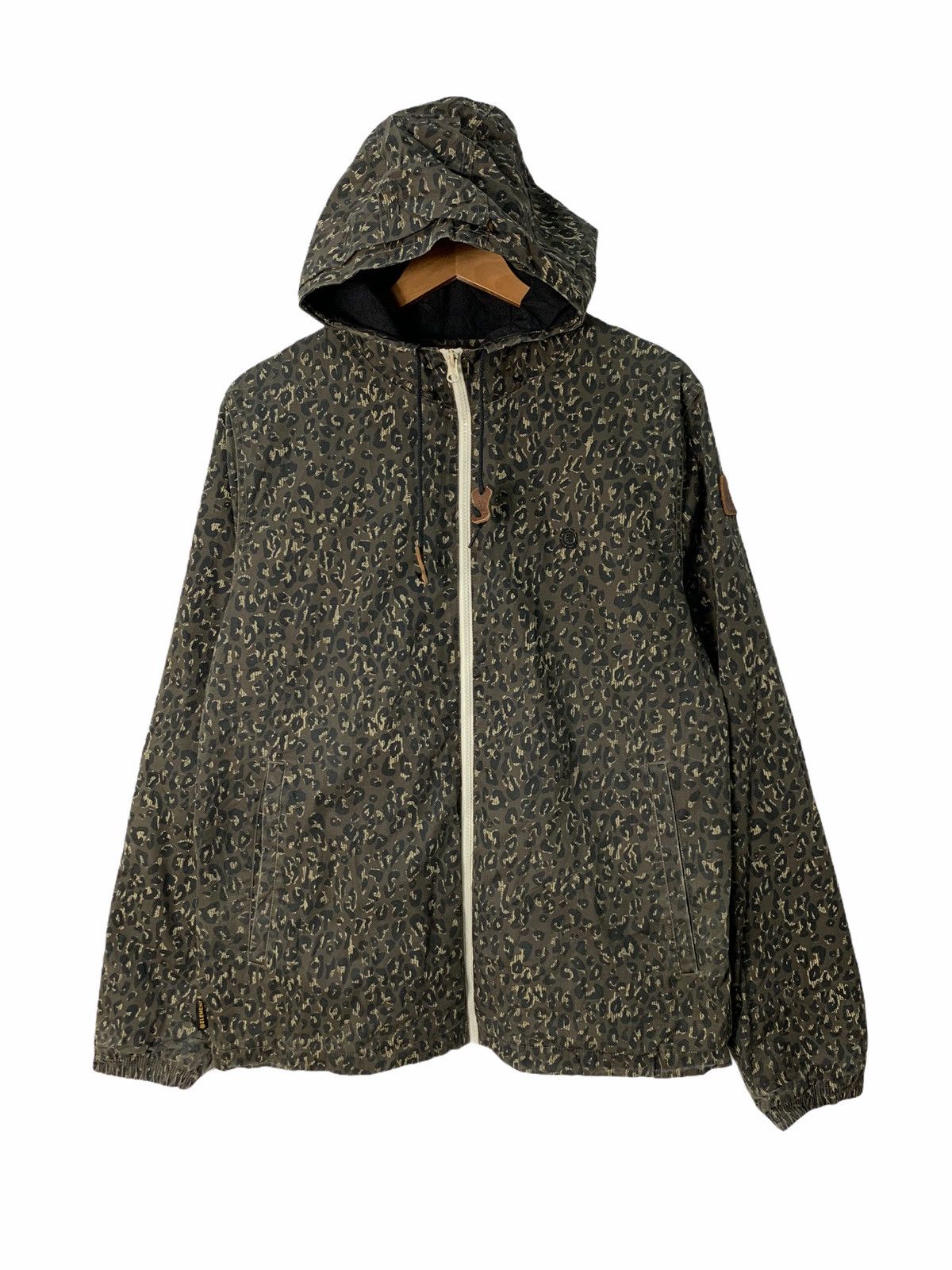 Camo Style Leopard Element Hoodie Jacket