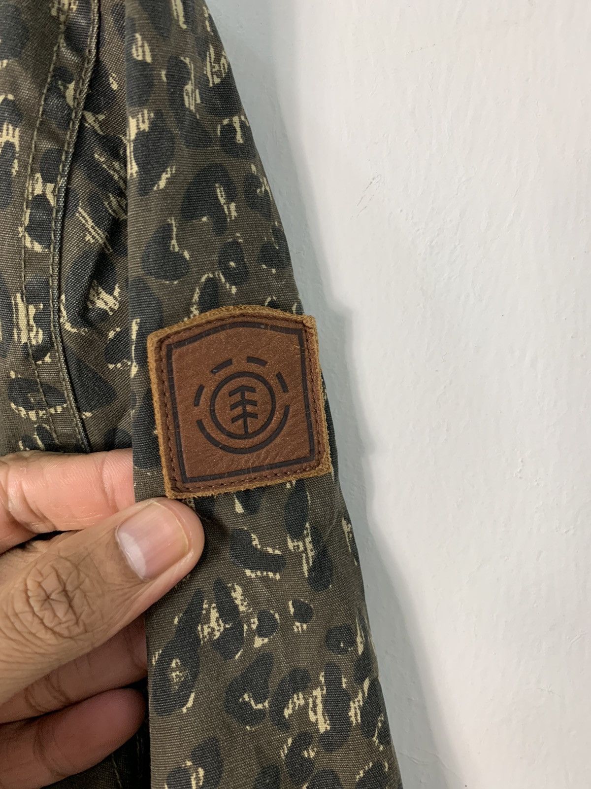 Camo Style Leopard Element Hoodie Jacket