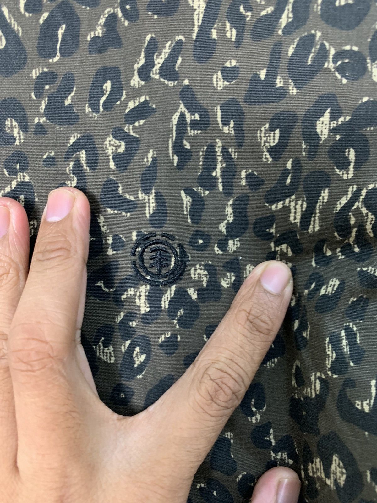 Camo Style Leopard Element Hoodie Jacket