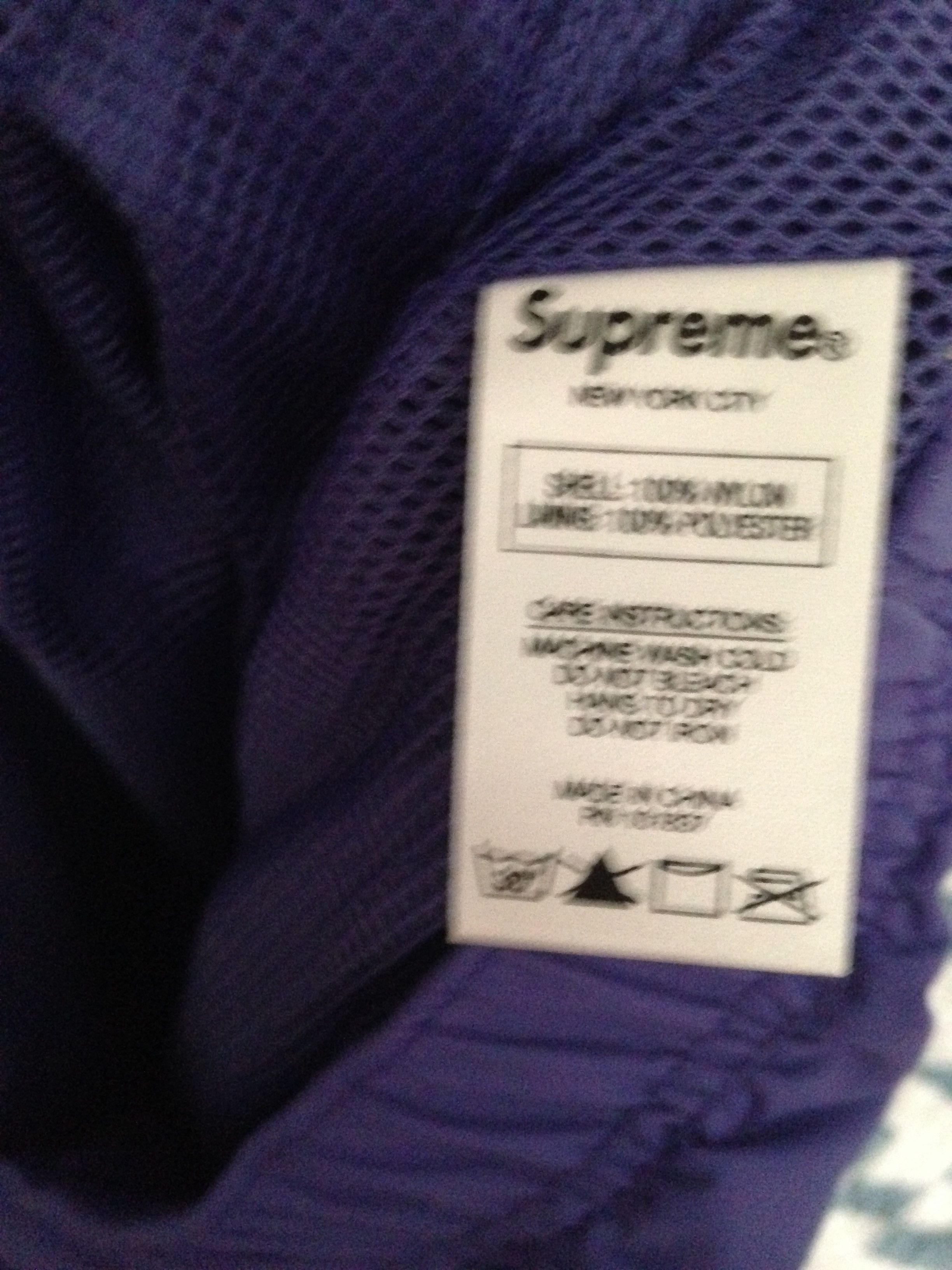 Supreme Supreme Striped Logo Warm Up Pants Purple | Grailed