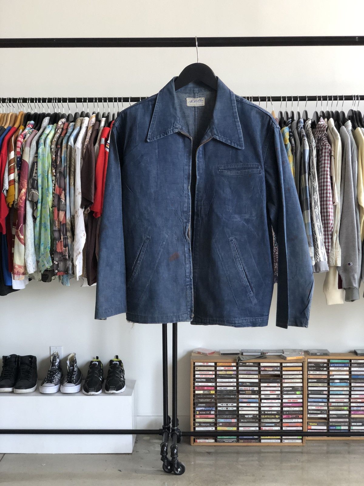 Vintage Al.Miller 1950s USN Denim Jacket | Grailed