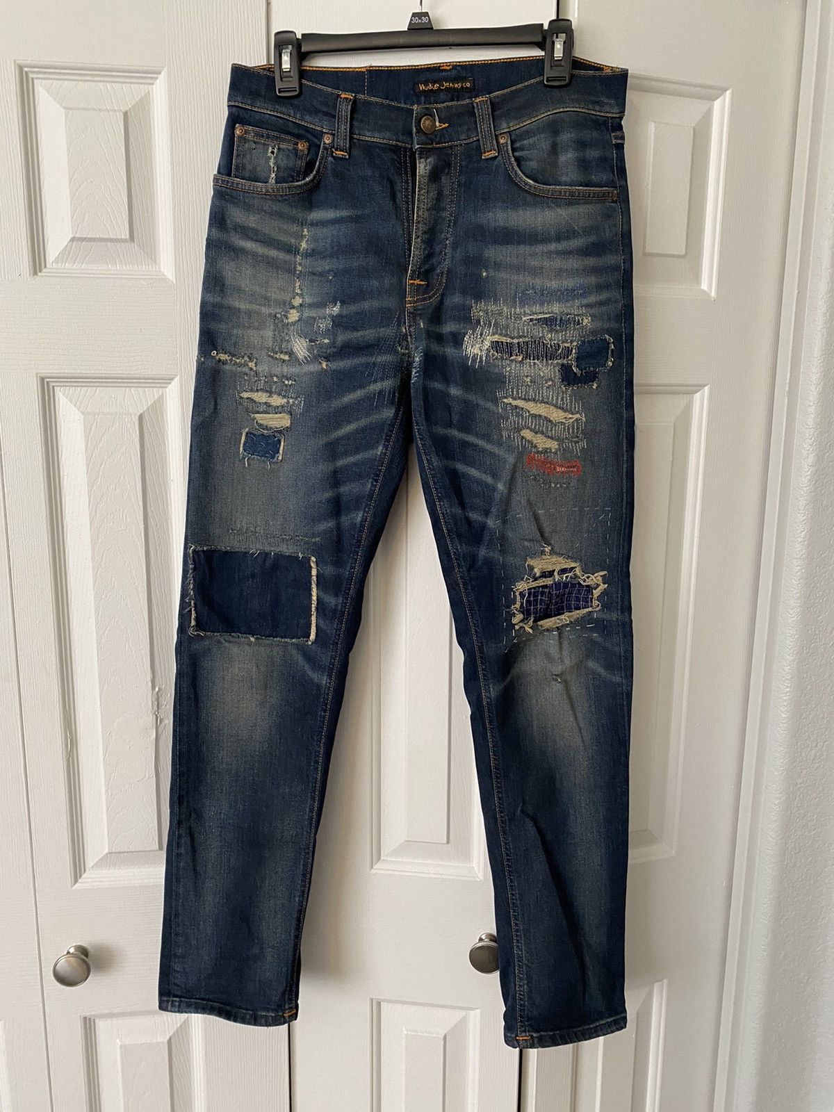 Nudie Jeans THIN FINN BLACK COATED INDIGO | Grailed