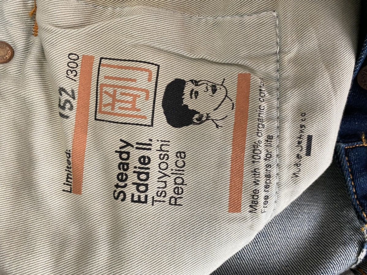 Nudie Jeans Steady Eddie II Tsuyoshi Replica Size US 32 / EU 48 - 4 Thumbnail