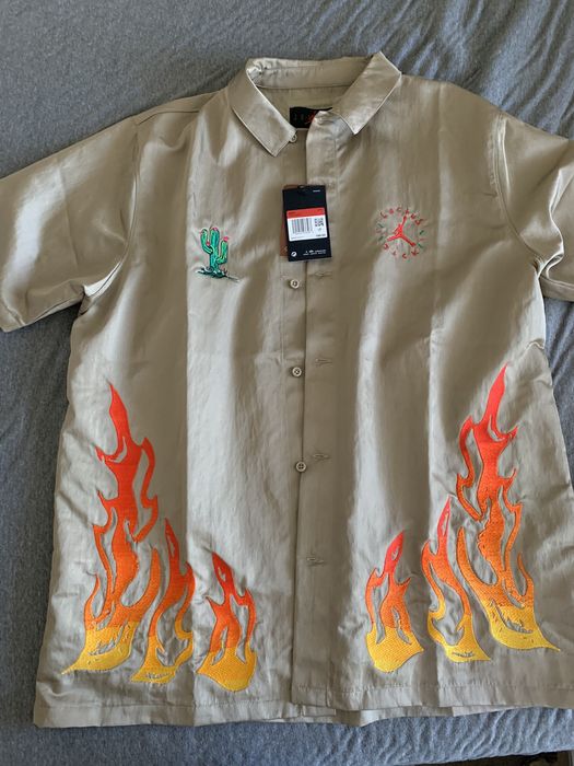 travis scott button down