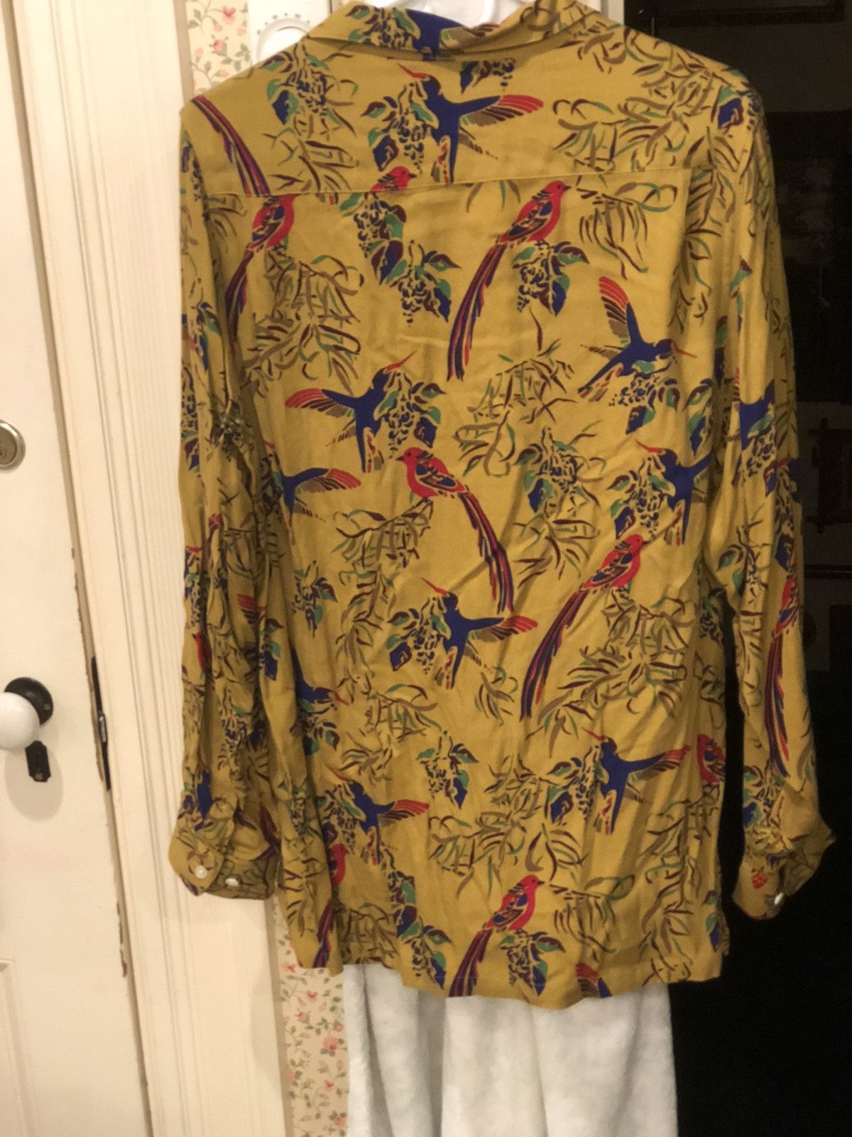 Supreme FW16 Supreme Birds Of Paradise Rayon Shirt Size US XL / EU 56 / 4 - 6 Thumbnail