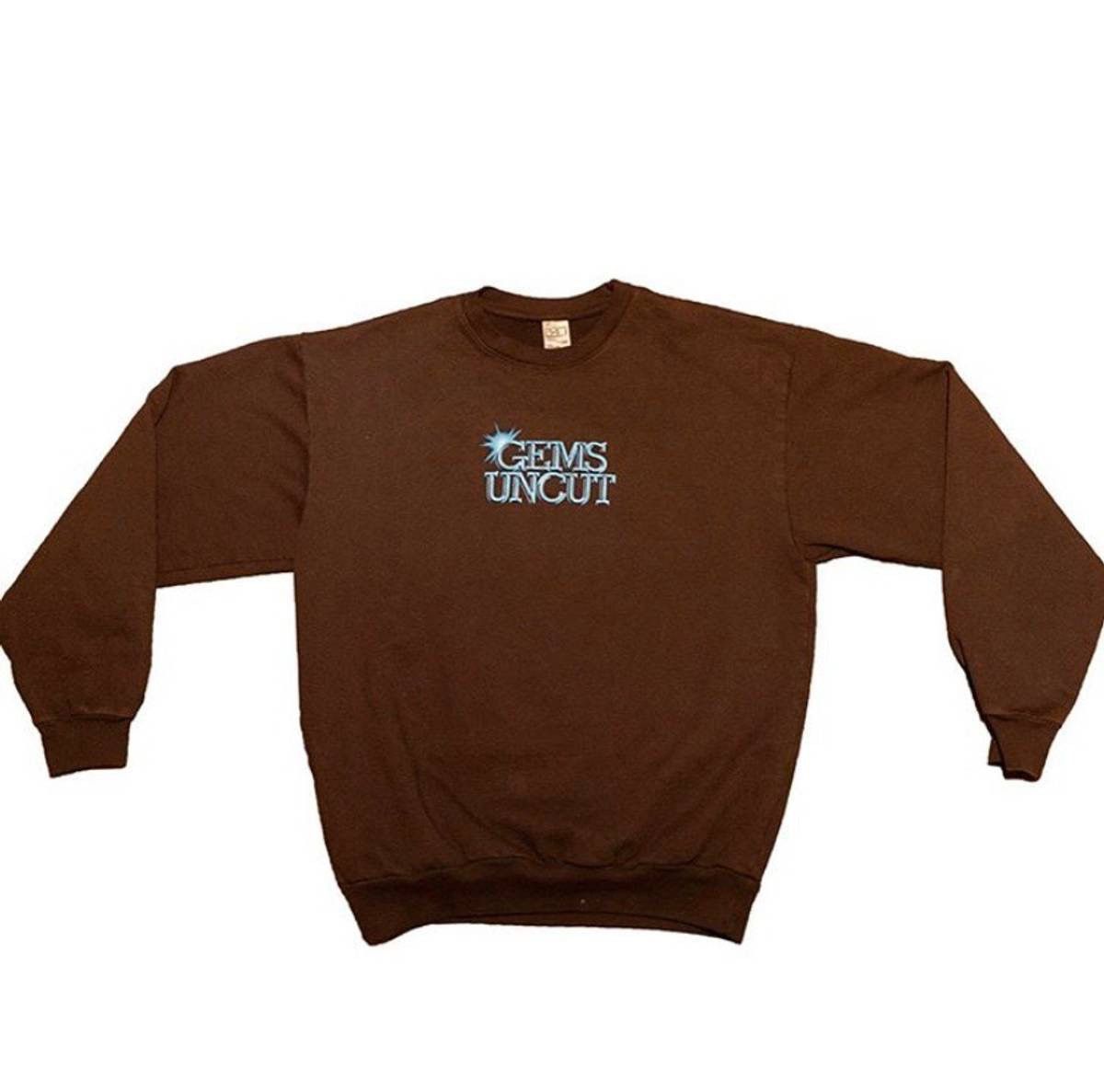 A24 Uncut gems back embroidery crewneck sweater BROWN LARGE A24 Size US L / EU 52-54 / 3 - 1 Thumbnail