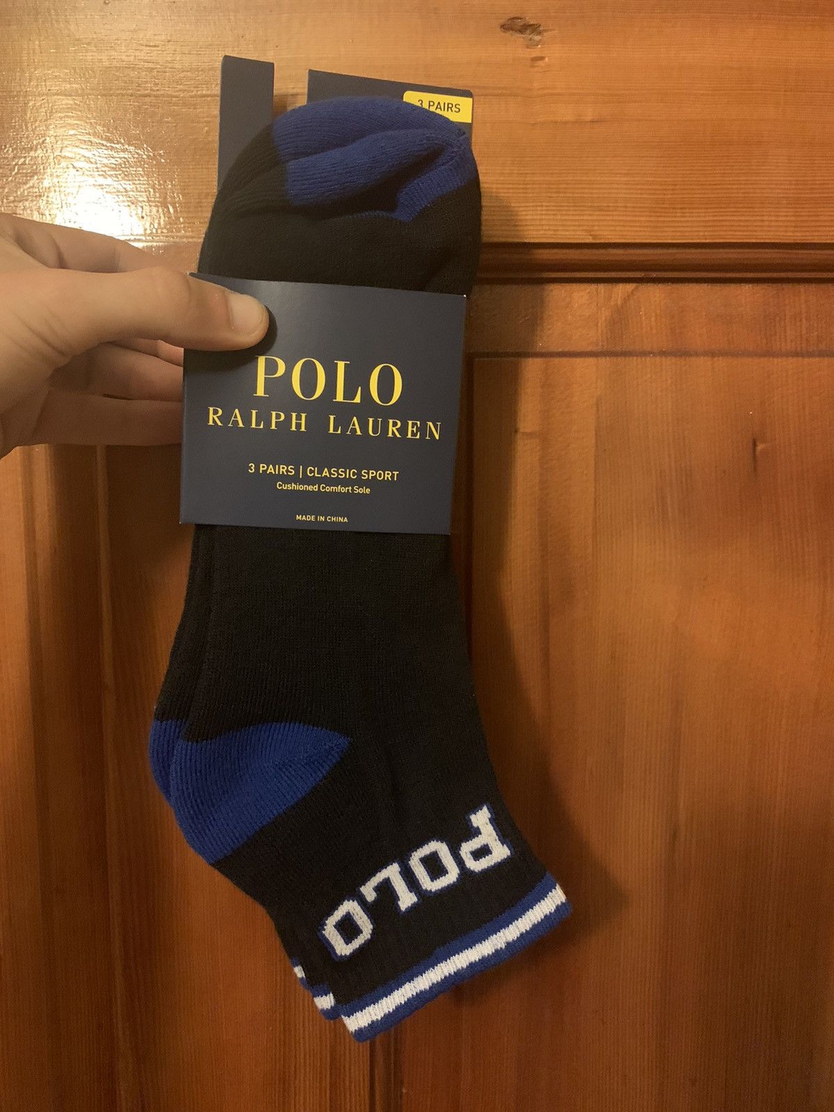Polo Ralph Lauren × Ralph Lauren × Ralph Lauren Sport *RARE* Brand New Polo Ralph Lauren Sport Knit Socks 3-Pack Size ONE SIZE - 1 Thumbnail