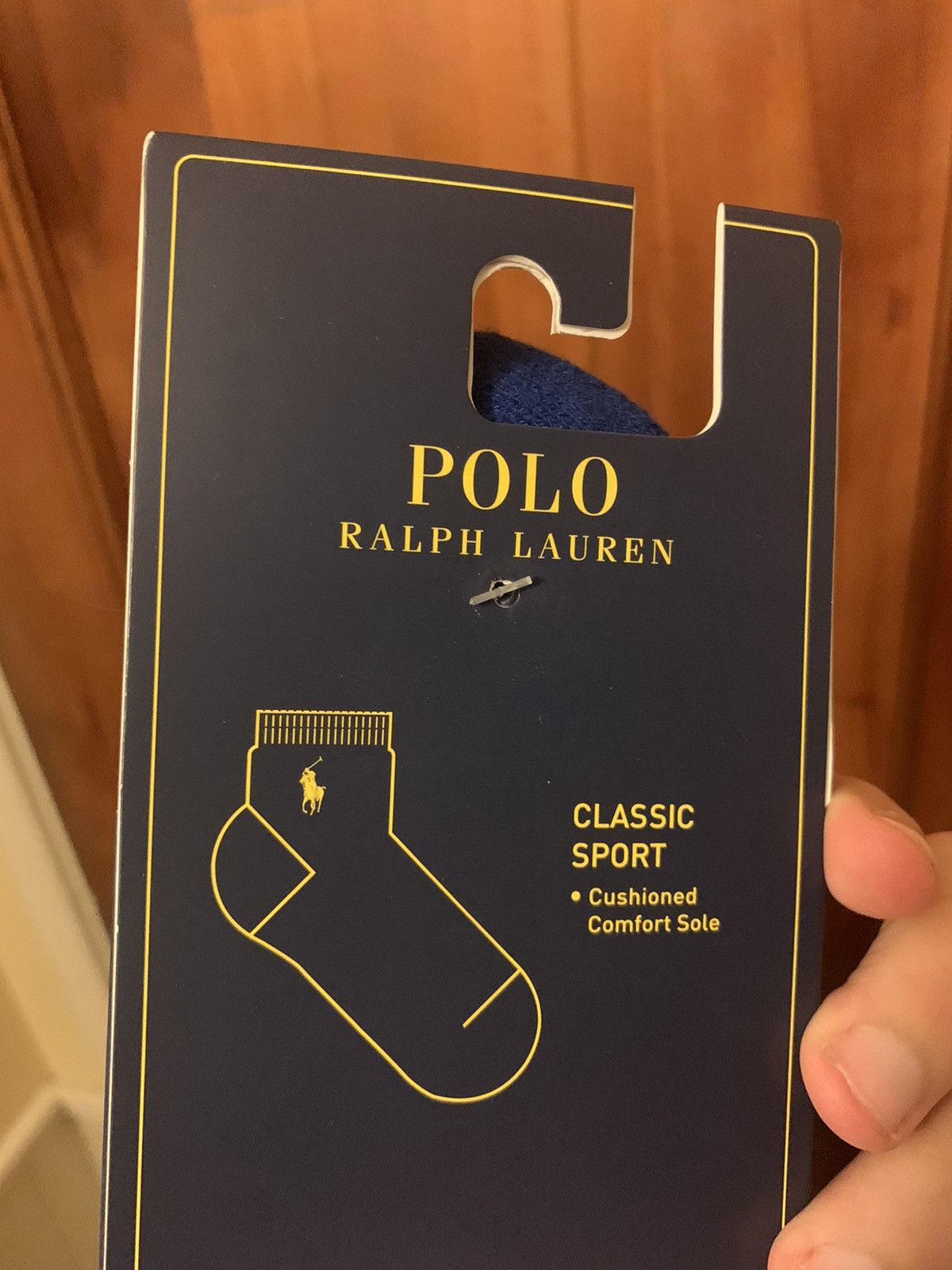 Polo Ralph Lauren × Ralph Lauren × Ralph Lauren Sport *RARE* Brand New Polo Ralph Lauren Sport Knit Socks 3-Pack Size ONE SIZE - 4 Thumbnail