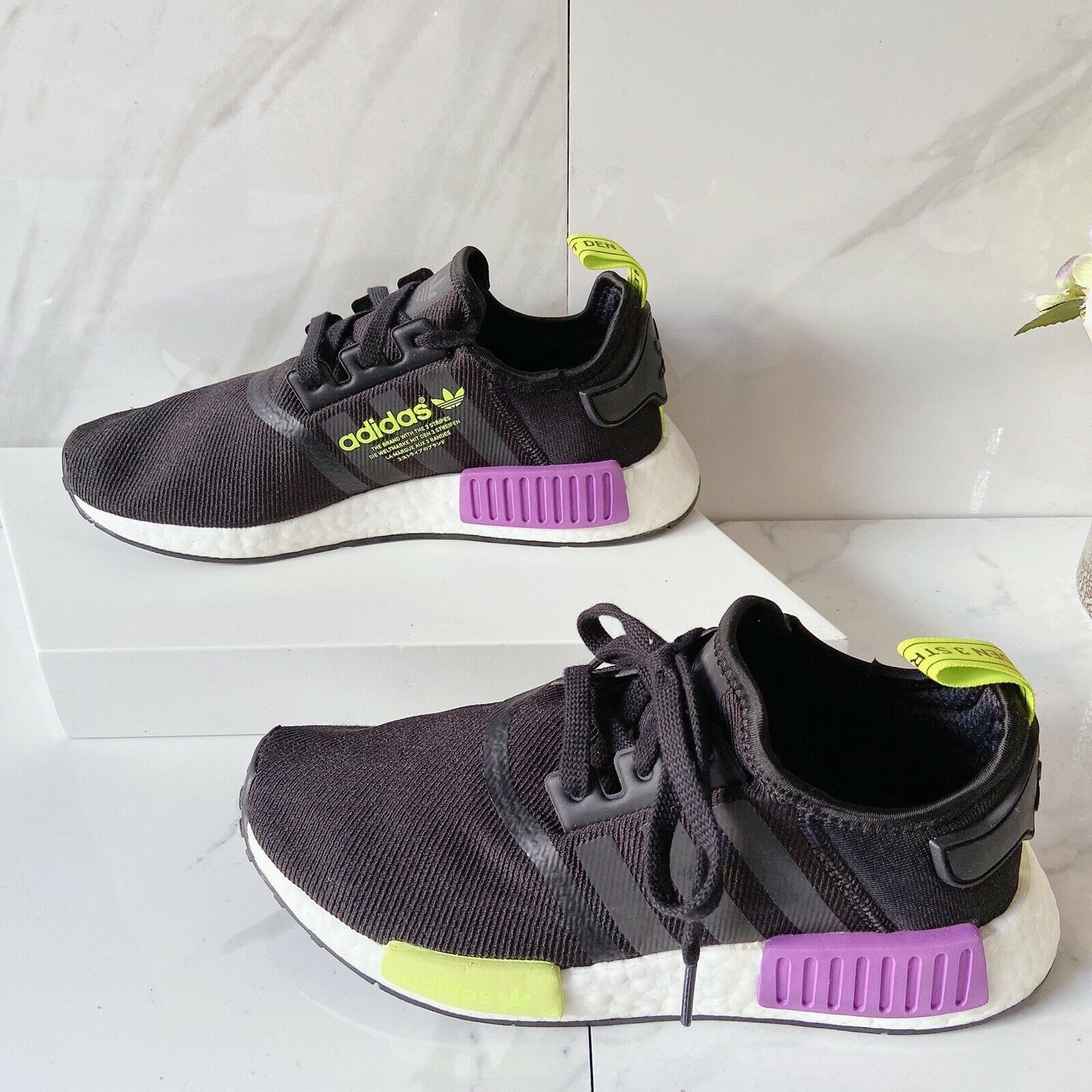 Adidas Adidas NMD R1 Shock Purple Mens Running Shoes Sneakers Grailed
