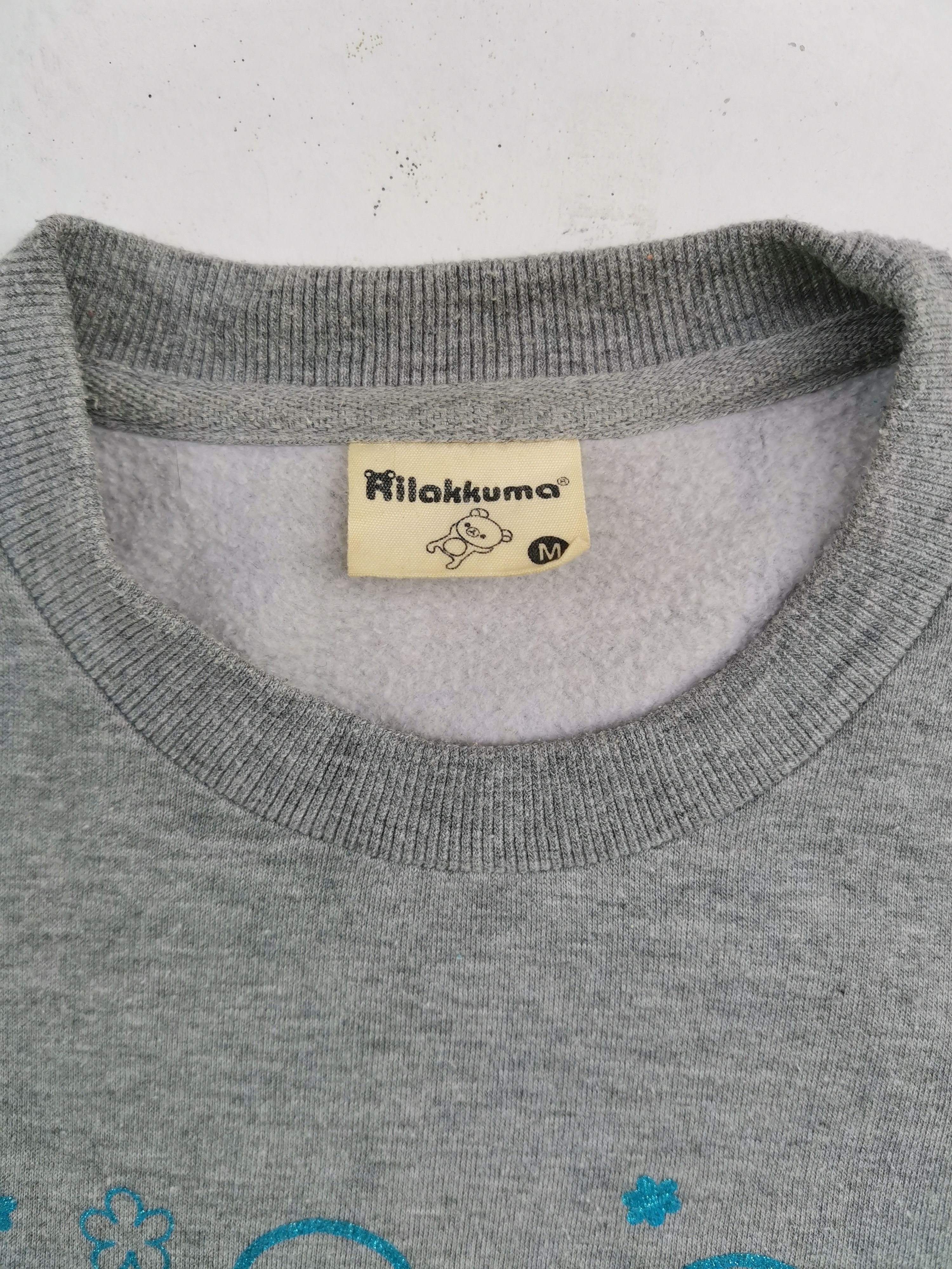 Japanese Brand Rilakkuma Big Logo Sweatshirt Size US M / EU 48-50 / 2 - 4 Thumbnail