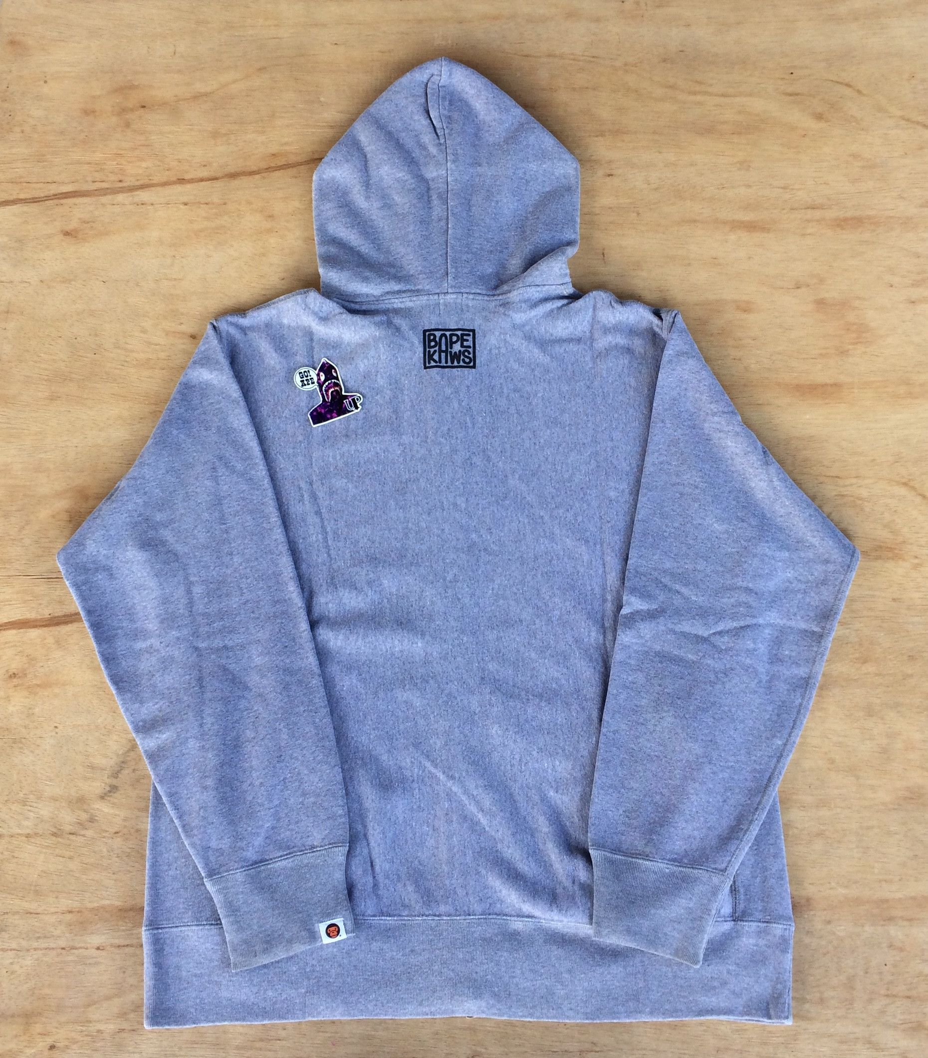 Bape × Kaws OG Bape X Kaws Elephant/Sta Fullzip Hoodie Size US L / EU 52-54 / 3 - 6 Thumbnail