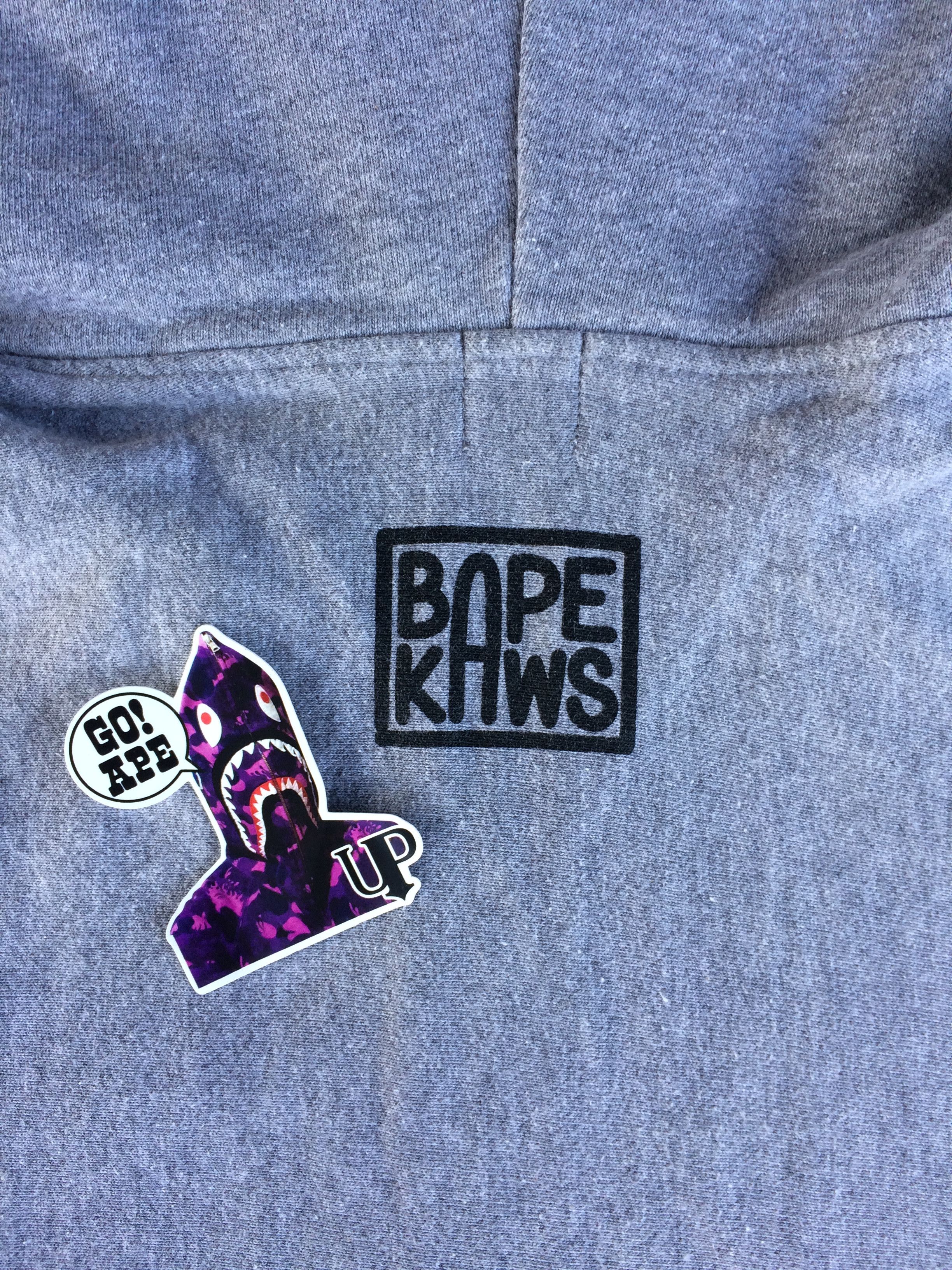 Bape × Kaws OG Bape X Kaws Elephant/Sta Fullzip Hoodie Size US L / EU 52-54 / 3 - 7 Thumbnail