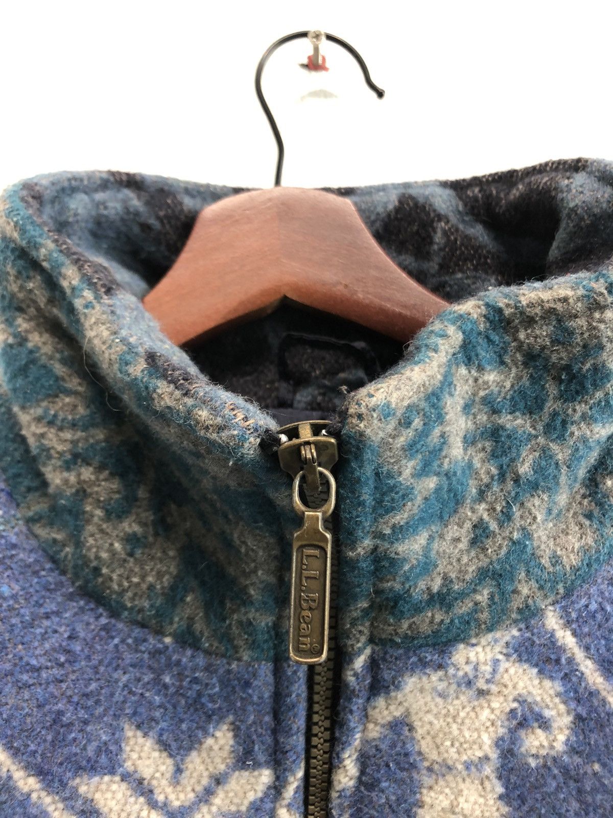 L.L. Bean JA1 90’s Wool Snow Flake Smock Jacket Size US M / EU 48-50 / 2 - 7 Thumbnail