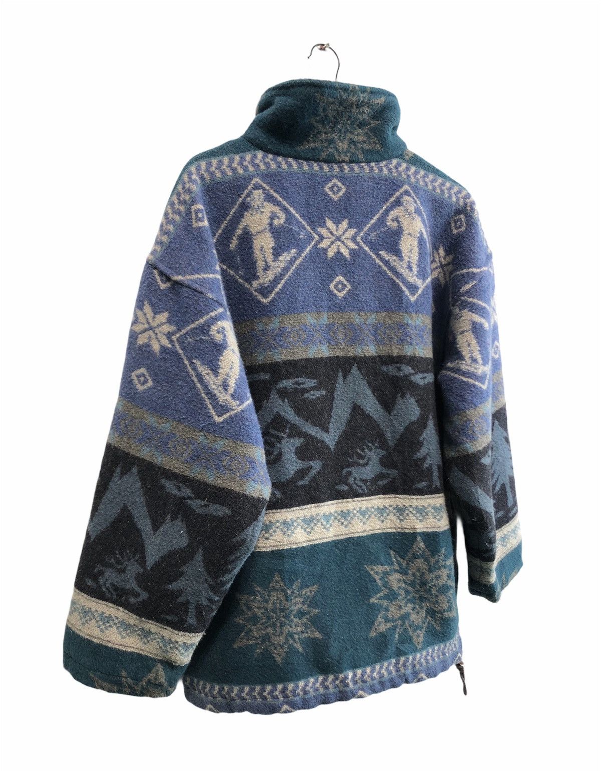L.L. Bean JA1 90’s Wool Snow Flake Smock Jacket Size US M / EU 48-50 / 2 - 4 Thumbnail