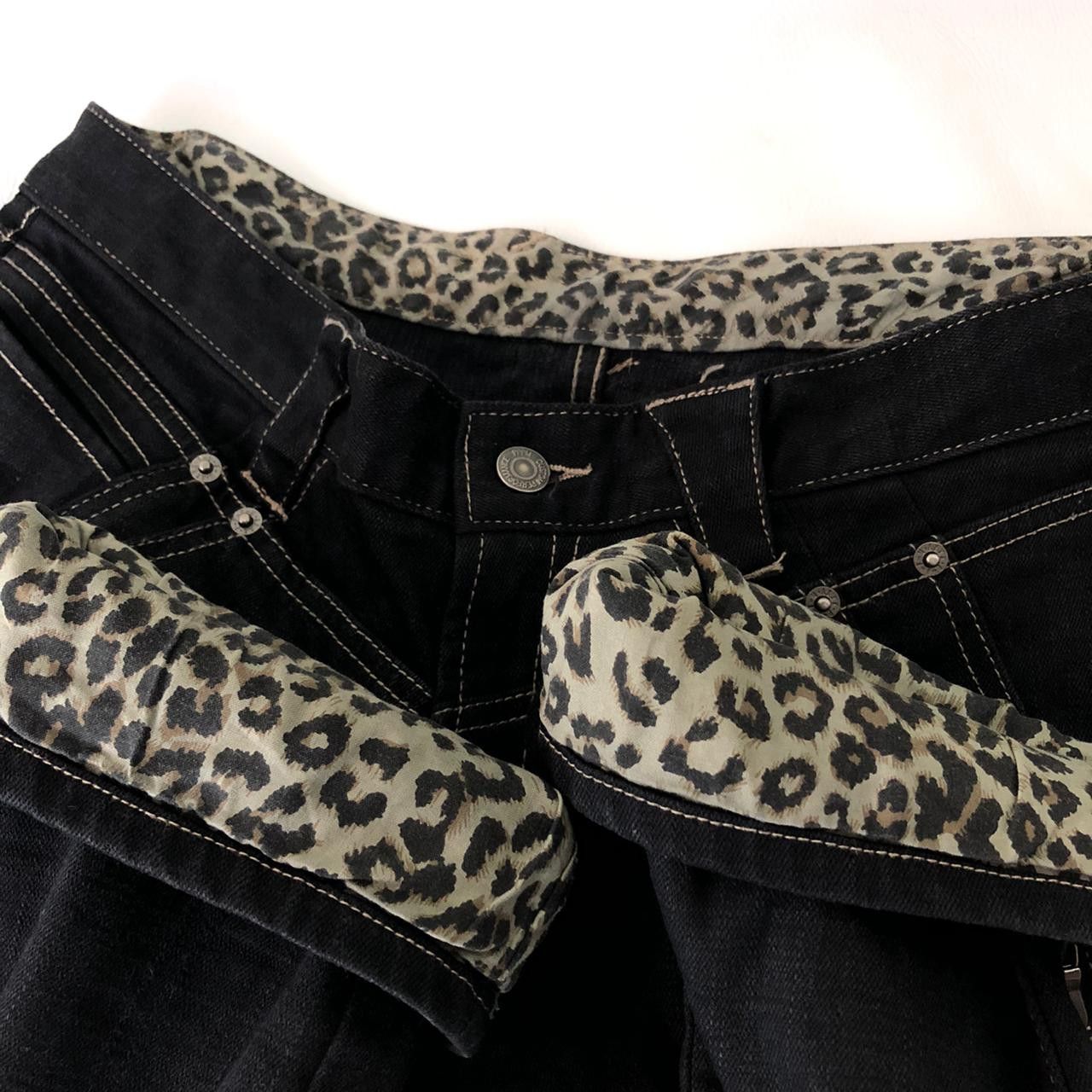 PPFM PPFM Leopard Gambit Skull Jeans Size US 36 / EU 52 - 4 Thumbnail
