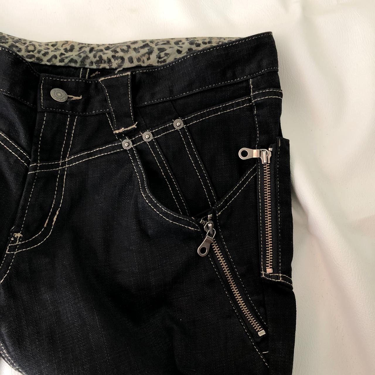 PPFM PPFM Leopard Gambit Skull Jeans Size US 36 / EU 52 - 3 Thumbnail