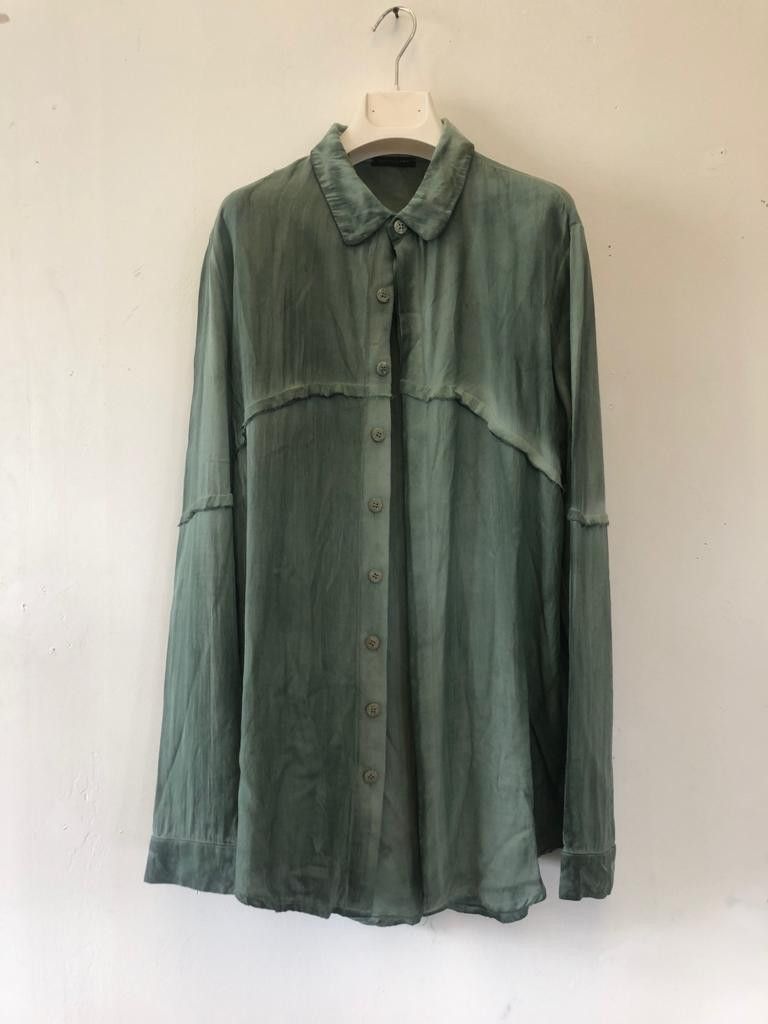 Handmade × Italian Designers × Mavranyma MAVRANYMA - hand made wool shirt  46 | Grailed