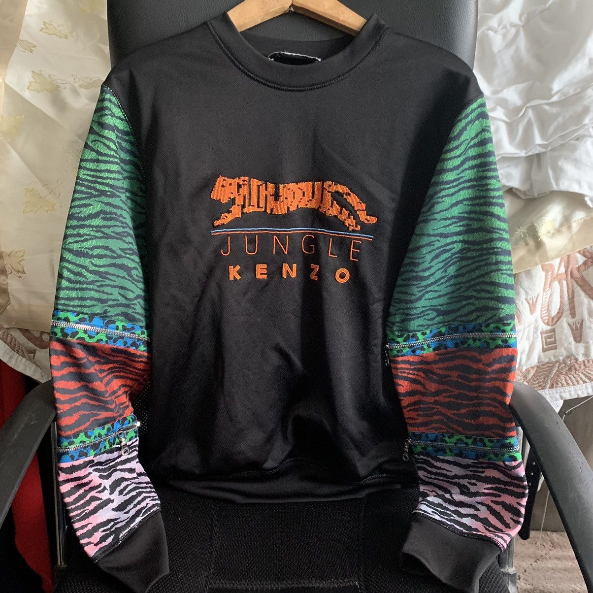 Kenzo X HM Jungle Crewneck Sweater Zippers Tops