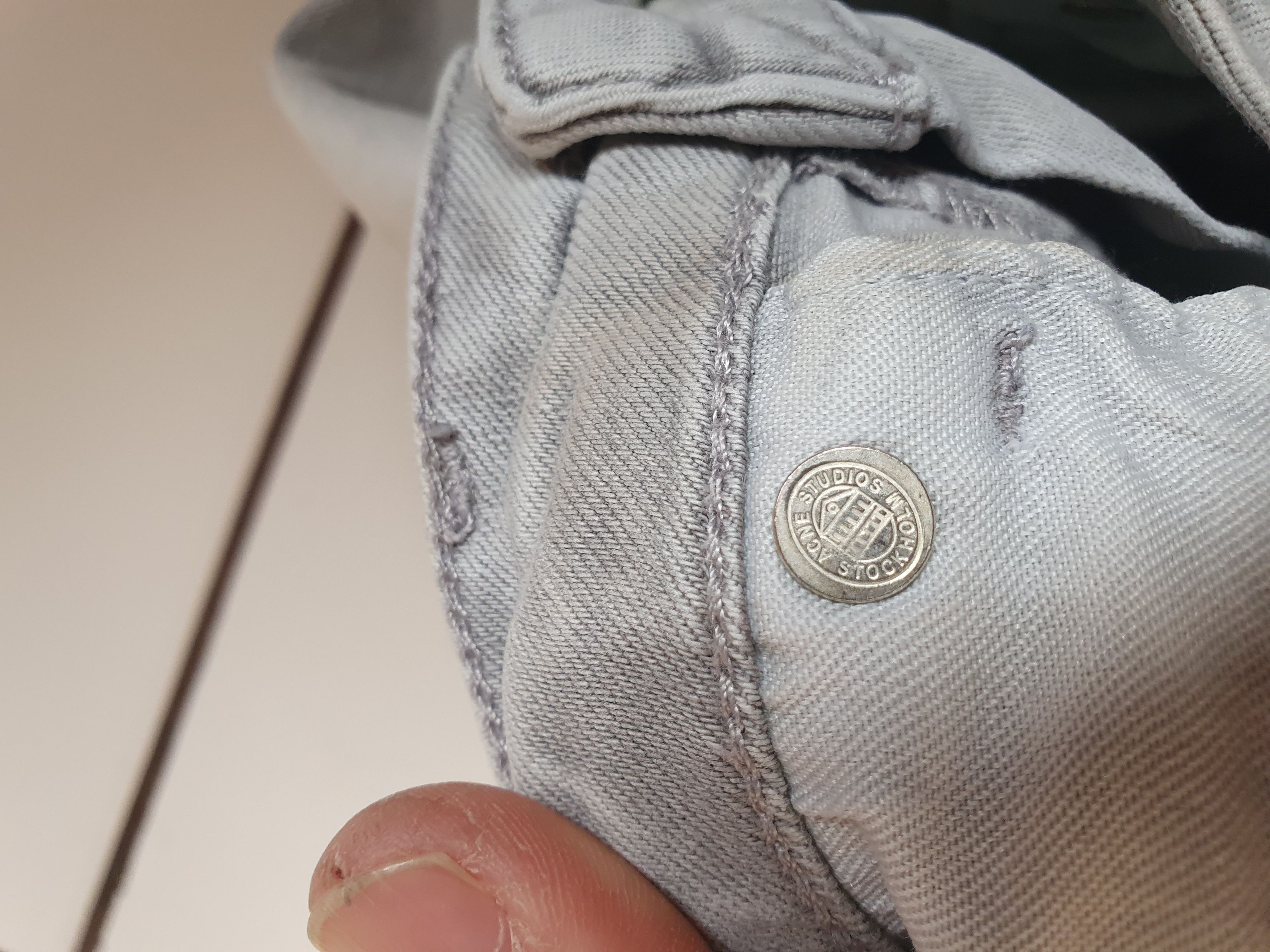 Acne Studios Acne Studios jeans Skin5 Ivy gray,size 26/32 Size 26" / US 2 / IT 38 - 6 Thumbnail
