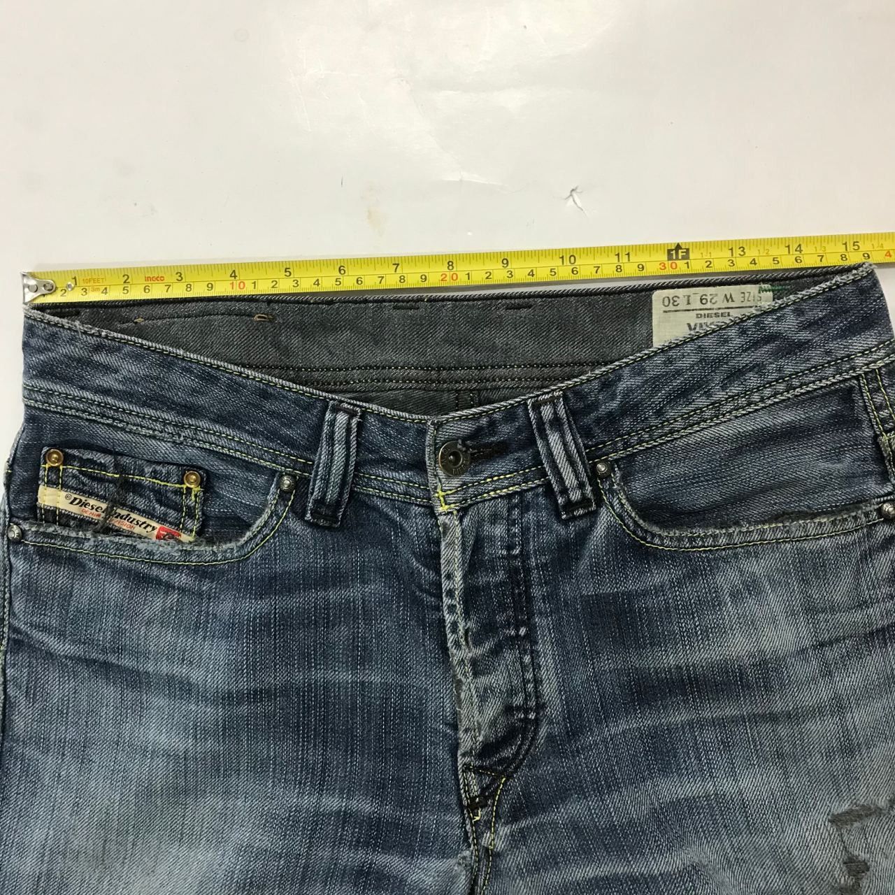 Diesel 🔥 Vintage Diesel Art Skeleton Denim Jeans Size US 32 / EU 48 - 8 Thumbnail
