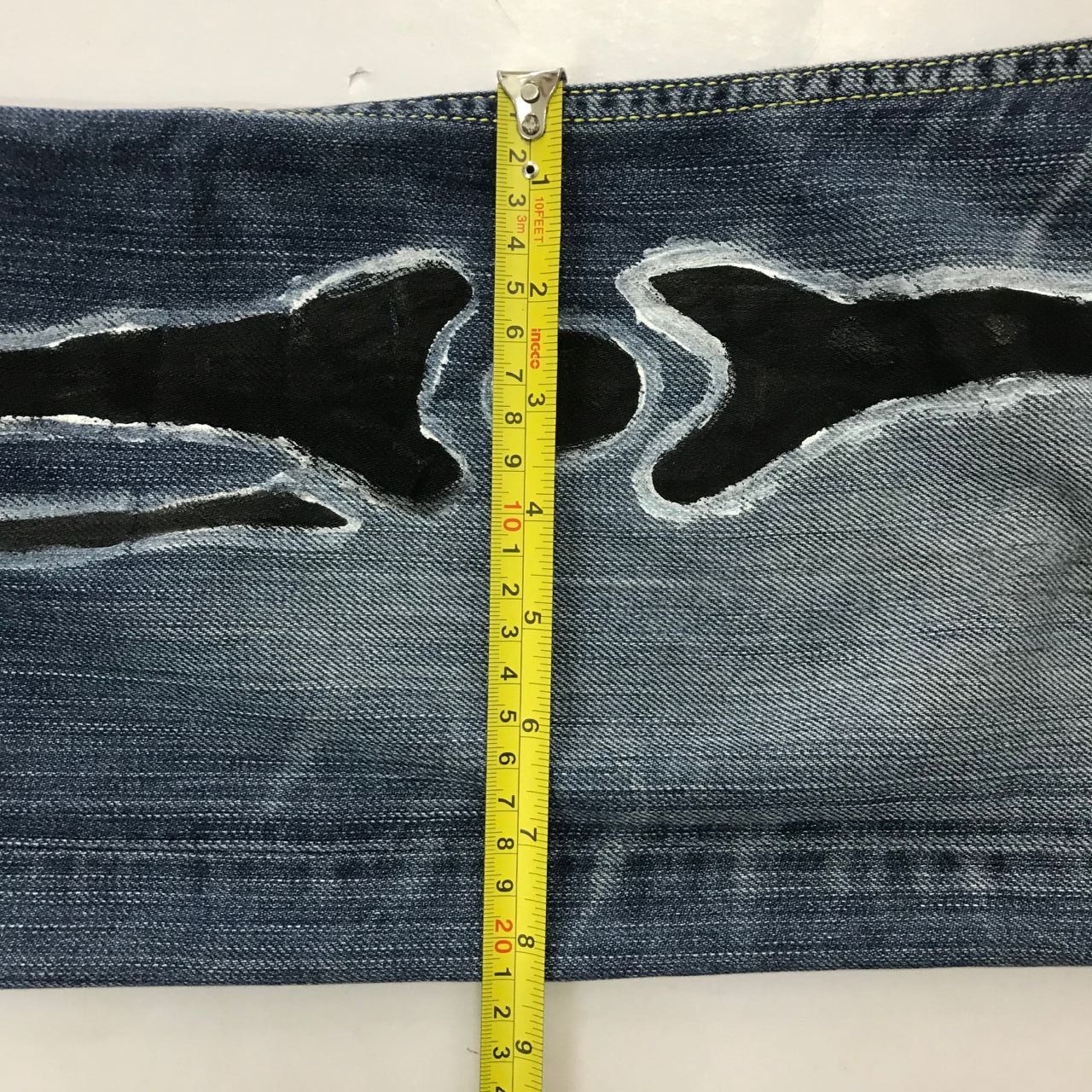 Diesel 🔥 Vintage Diesel Art Skeleton Denim Jeans Size US 32 / EU 48 - 11 Thumbnail