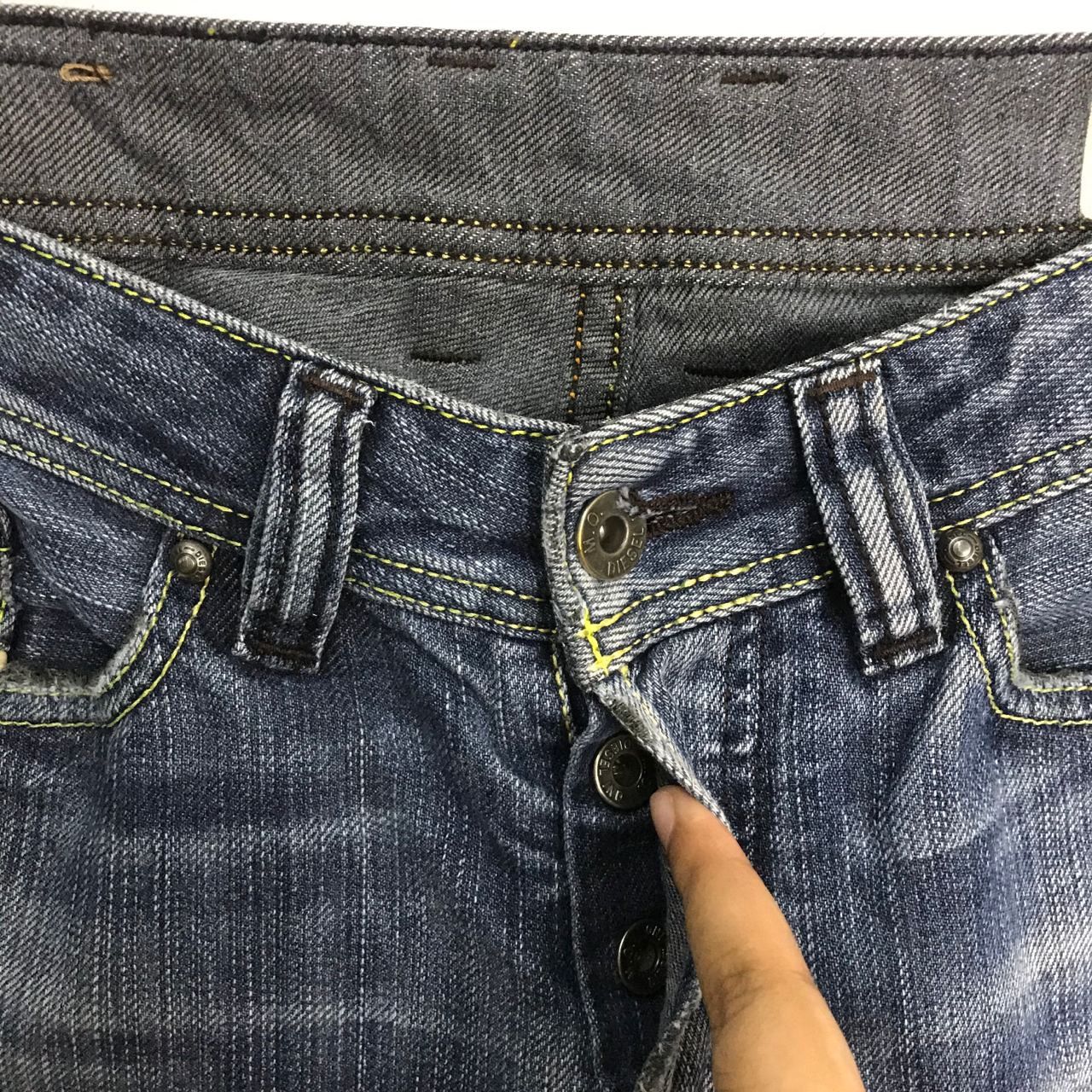 Diesel 🔥 Vintage Diesel Art Skeleton Denim Jeans Size US 32 / EU 48 - 4 Thumbnail