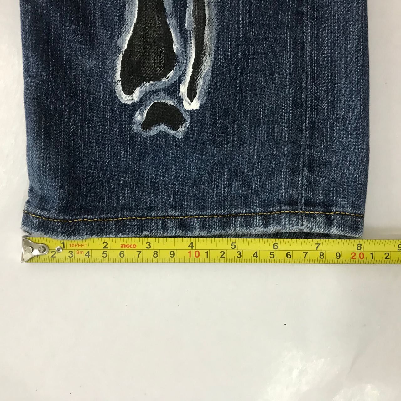 Diesel 🔥 Vintage Diesel Art Skeleton Denim Jeans Size US 32 / EU 48 - 12 Thumbnail