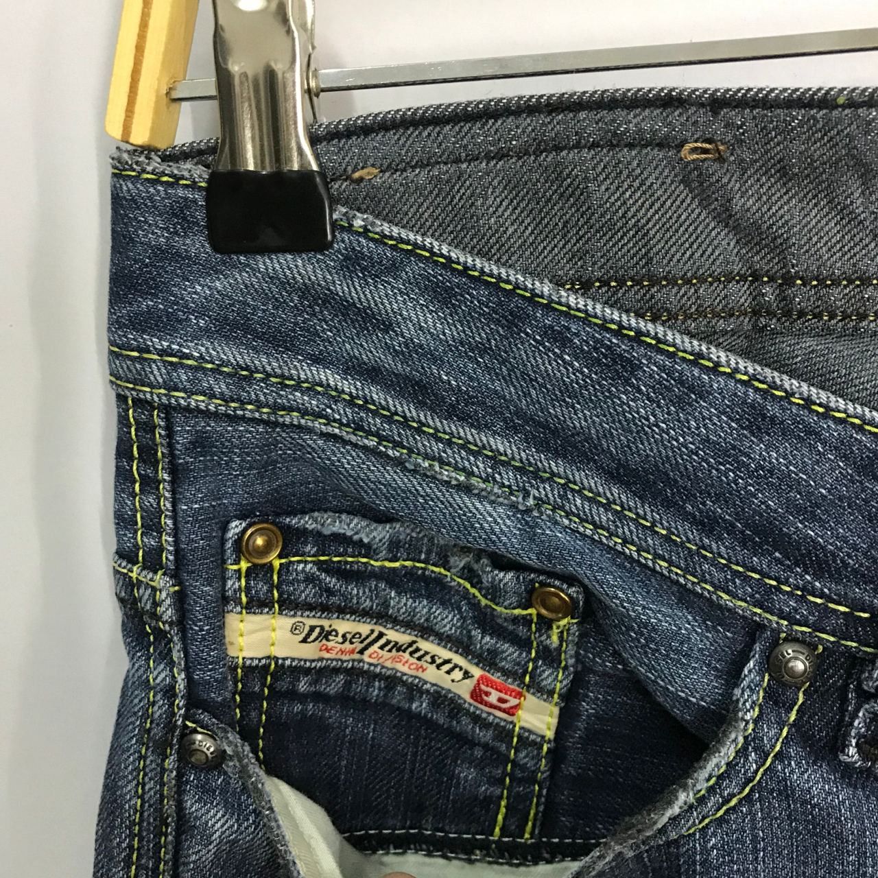 Diesel 🔥 Vintage Diesel Art Skeleton Denim Jeans Size US 32 / EU 48 - 5 Thumbnail