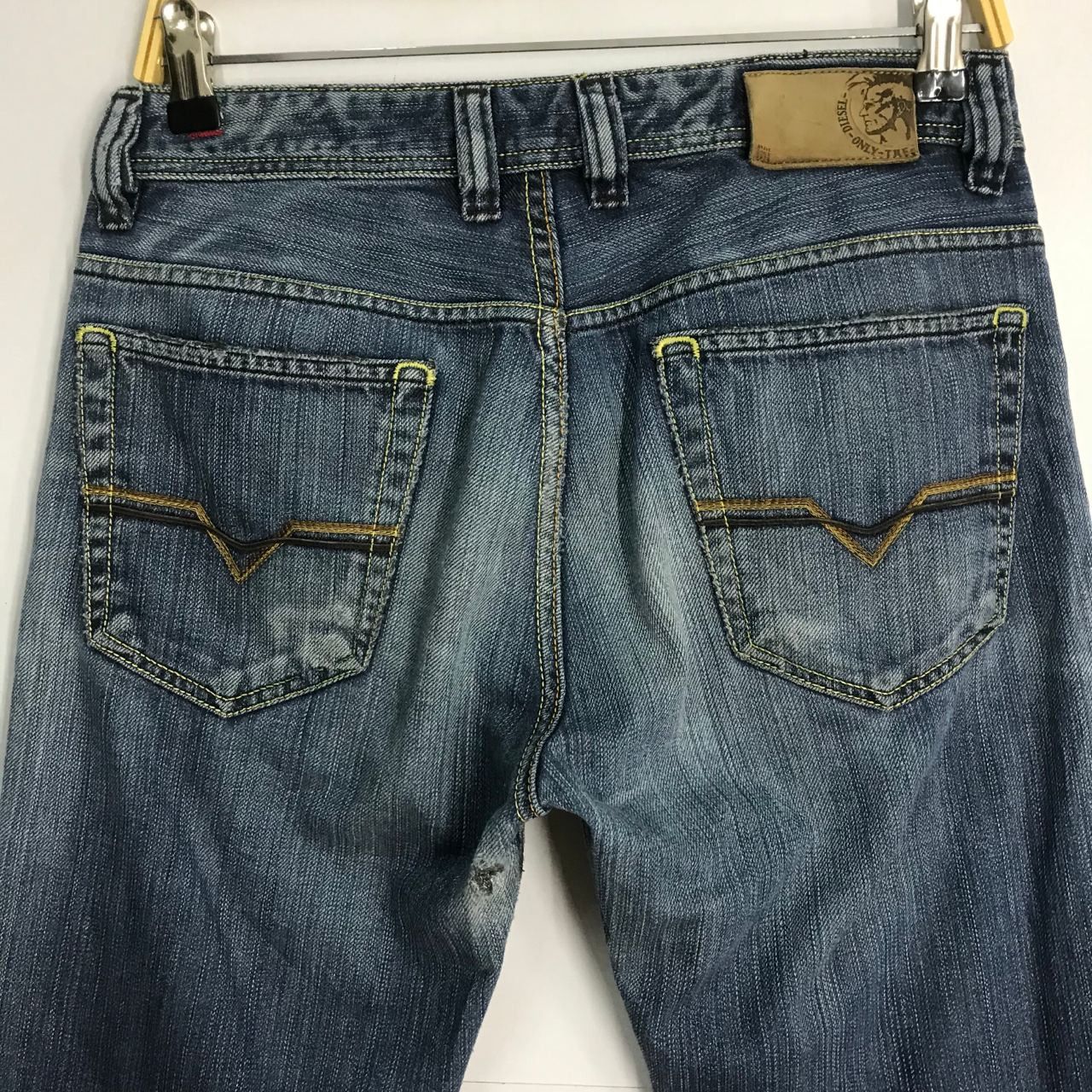 Diesel 🔥 Vintage Diesel Art Skeleton Denim Jeans Size US 32 / EU 48 - 6 Thumbnail