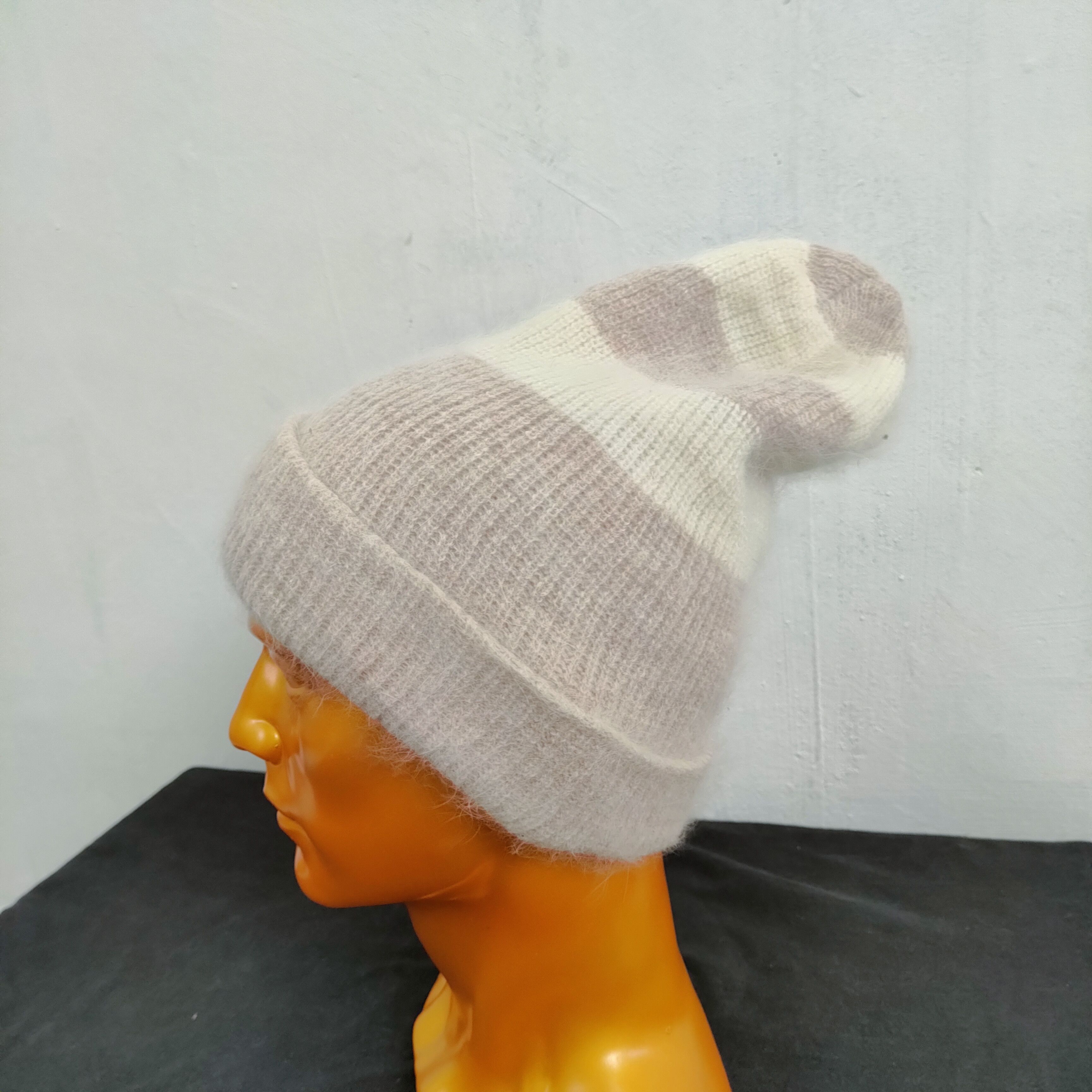 OVER THE STRiPES 💥 BESTOFFER 💥 STRIPE BEANIE HAT MOHAIR STYLE Size ONE SIZE - 2 Thumbnail
