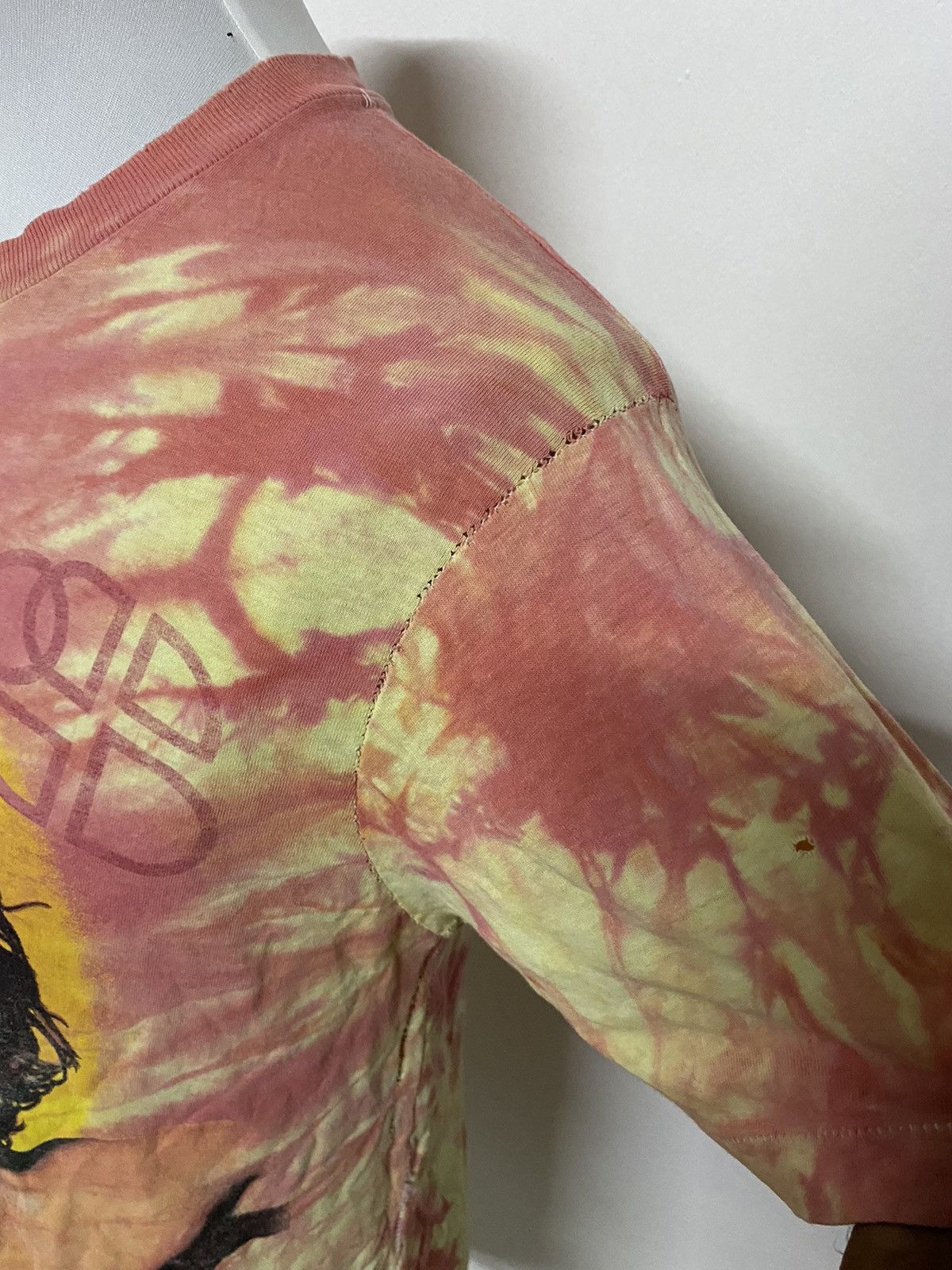 Band Tees × Vintage Vintage jim morrison the doors tie dye tee Size US XL / EU 56 / 4 - 7 Thumbnail