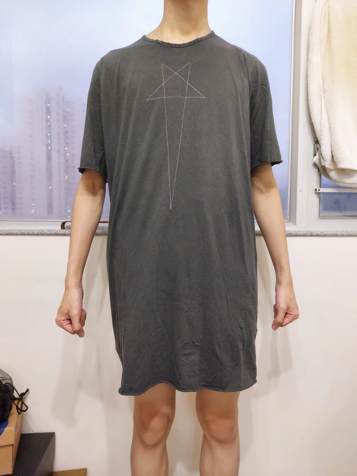 Rick Owens × Rick Owens Drkshdw OG Archive Pentagram T Shirt Tee Size US M / EU 48-50 / 2 - 4 Thumbnail