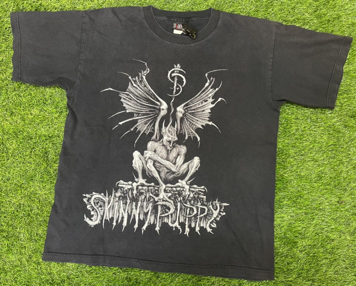 VINTAGE 90s SKINNY PUPPY HEAVY METAL BAND TEES - www 