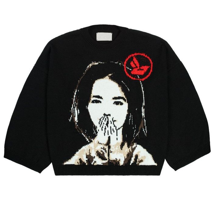 Custom Bjork Debut Knit Sweater by Gleb Kostin - M | Grailed