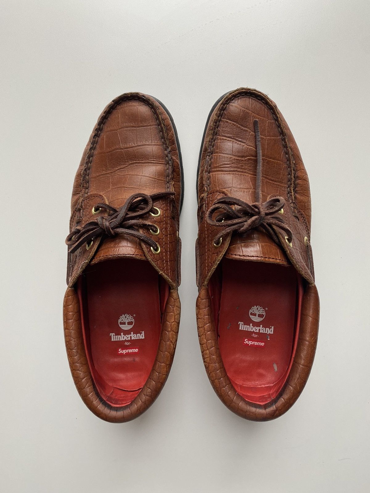 Supreme × Timberland **Last Drop** Crocodile 3 Eye Lug Sole