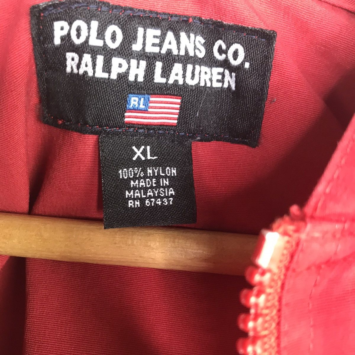 Polo Ralph Lauren Polo Jeans Sport Jacket Vintage 90s Red Flag Anorak Packable Size US XL / EU 56 / 4 - 3 Thumbnail