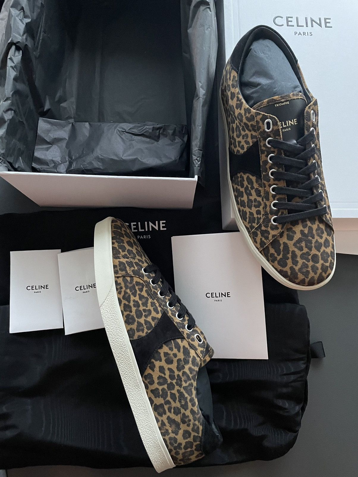 Super Runway Celine Hedi Slimane Triomphe Sneaker Brand New