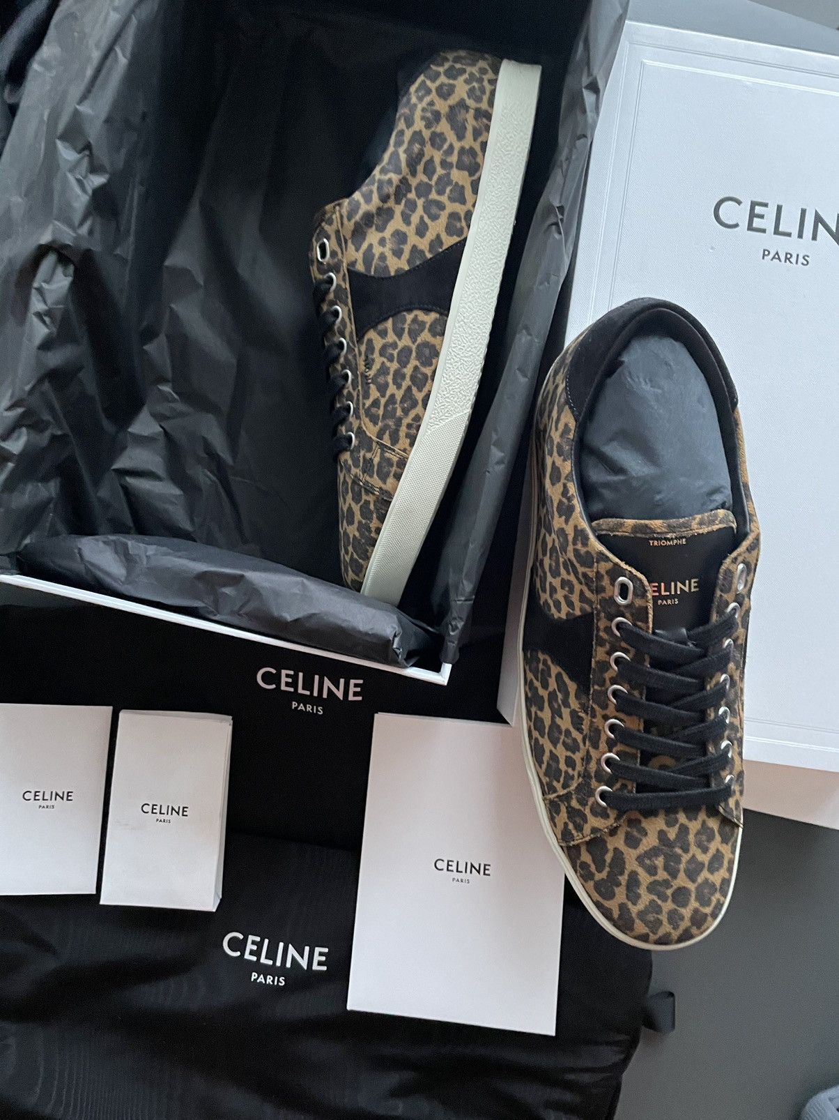 Super Runway Celine Hedi Slimane Triomphe Sneaker Brand New