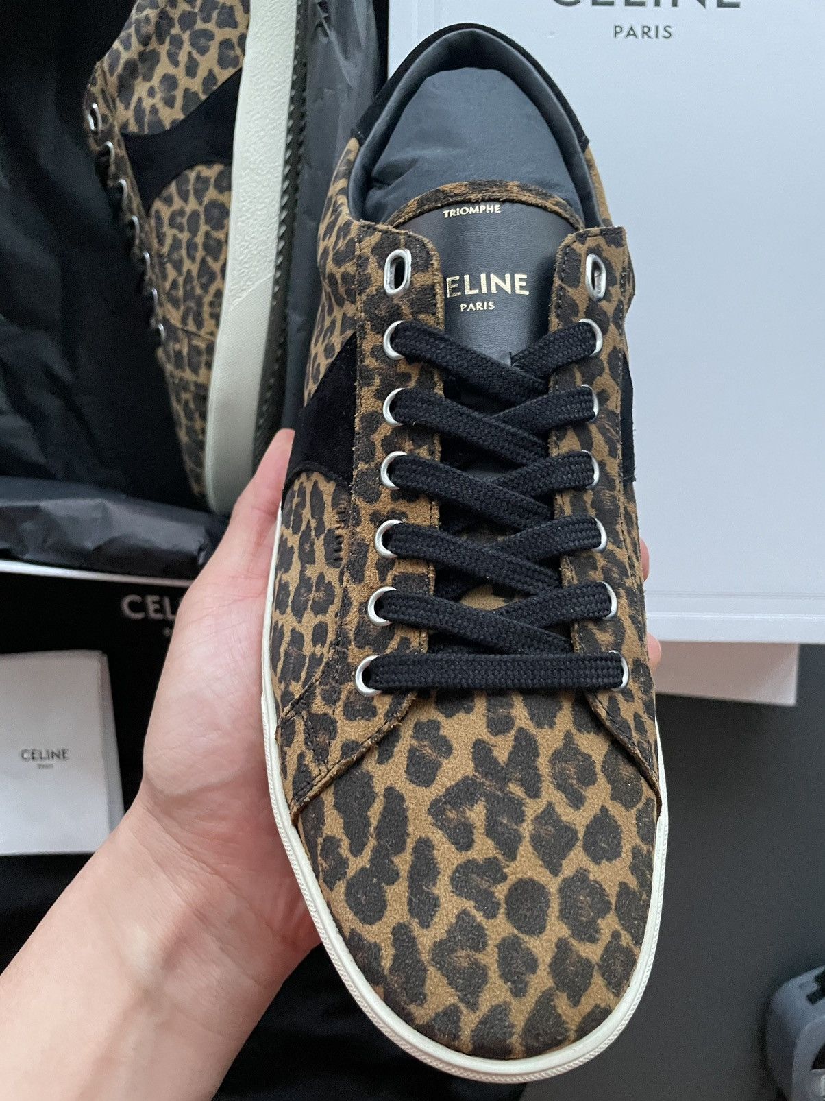 Super Runway Celine Hedi Slimane Triomphe Sneaker Brand New