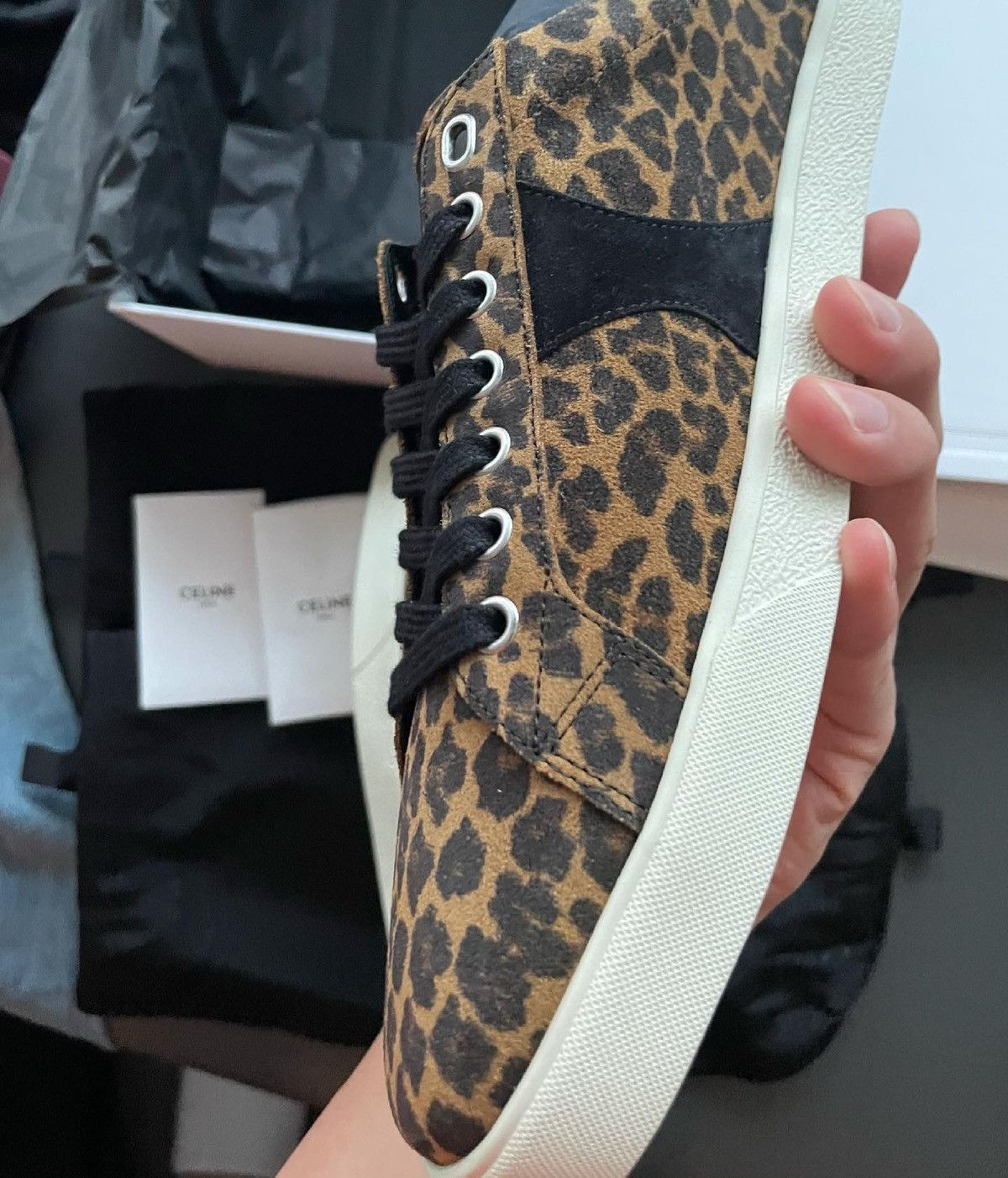 Super Runway Celine Hedi Slimane Triomphe Sneaker Brand New