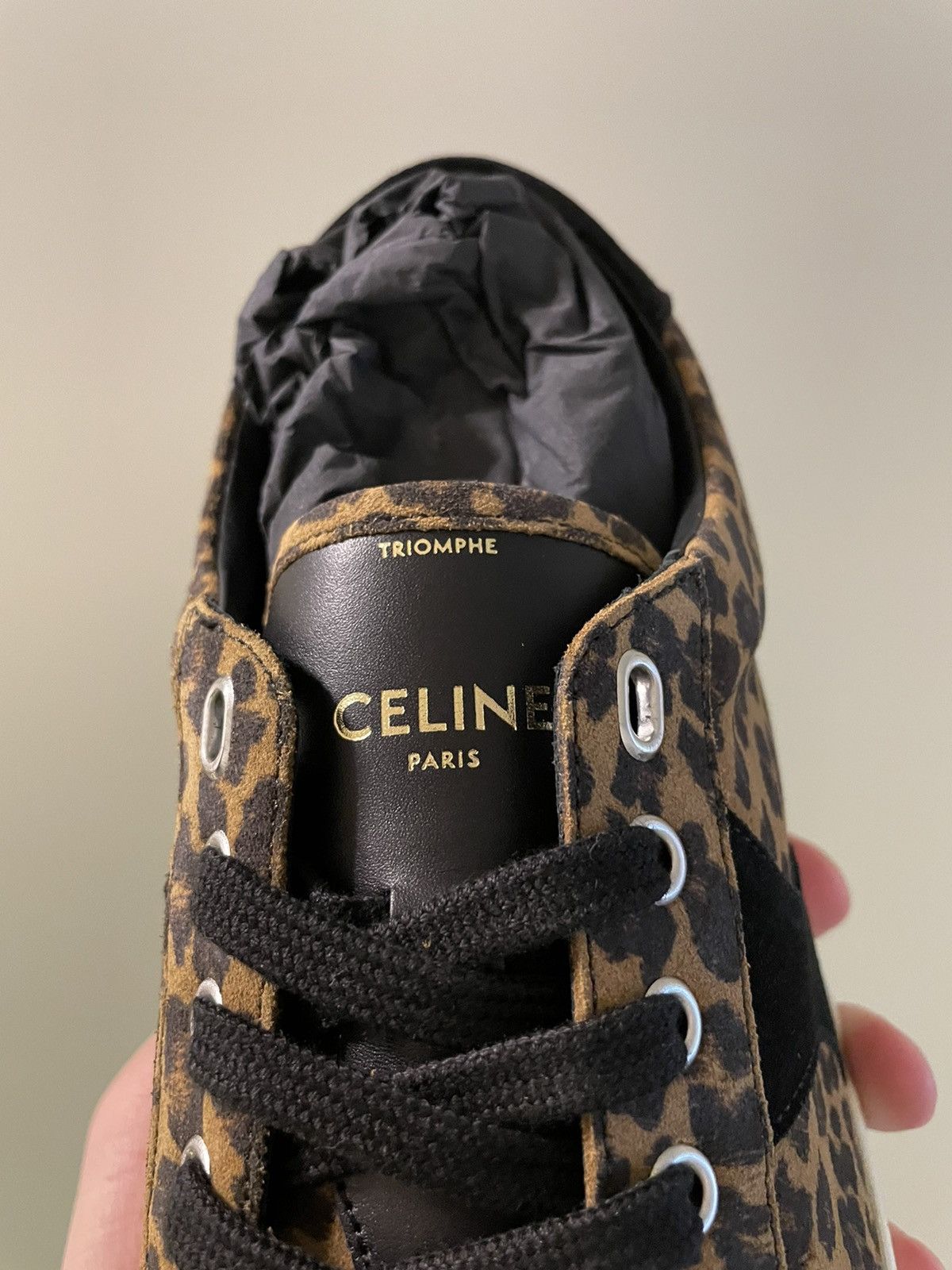 Super Runway Celine Hedi Slimane Triomphe Sneaker Brand New