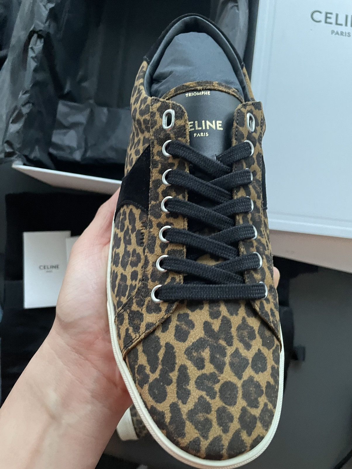 Super Runway Celine Hedi Slimane Triomphe Sneaker Brand New
