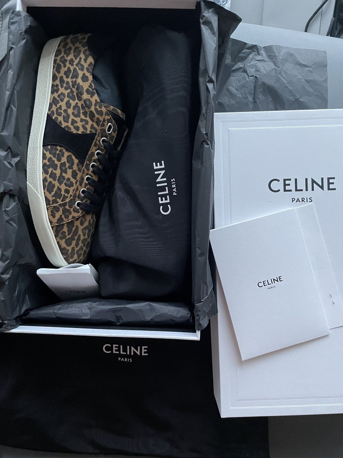 Super Runway Celine Hedi Slimane Triomphe Sneaker Brand New