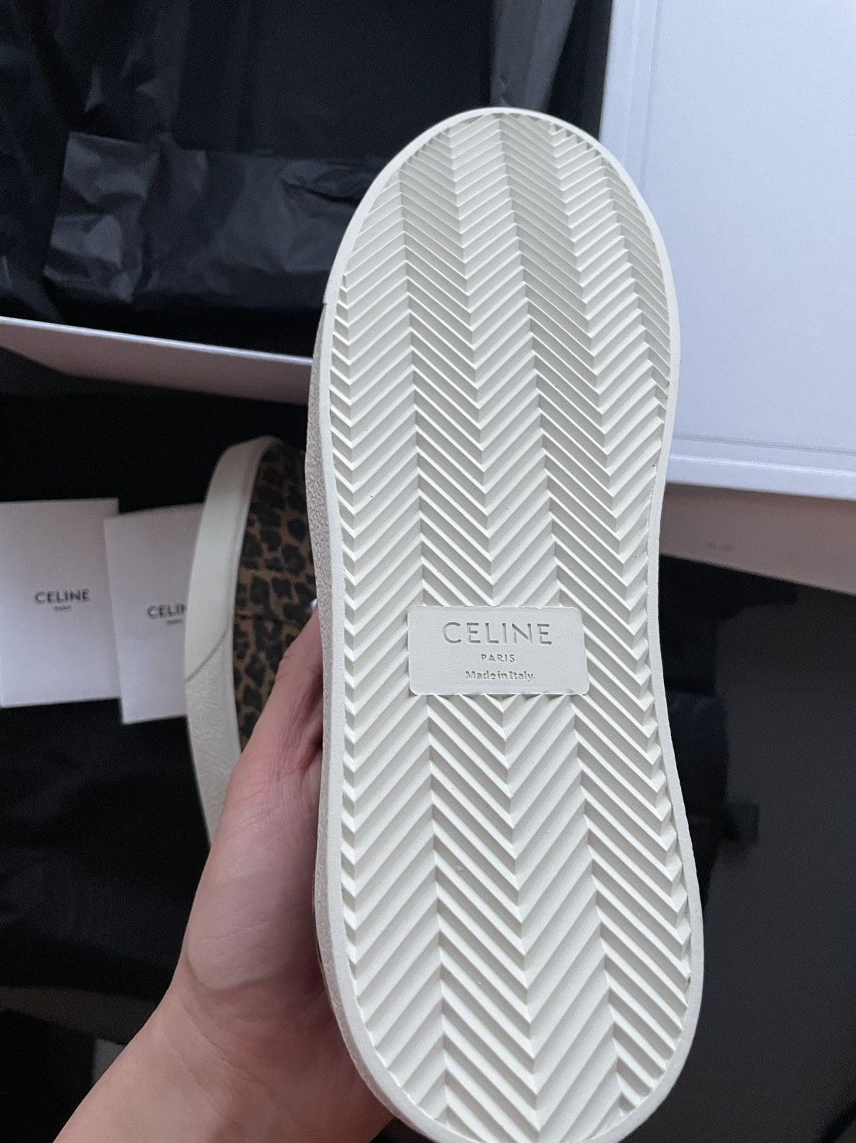 Super Runway Celine Hedi Slimane Triomphe Sneaker Brand New